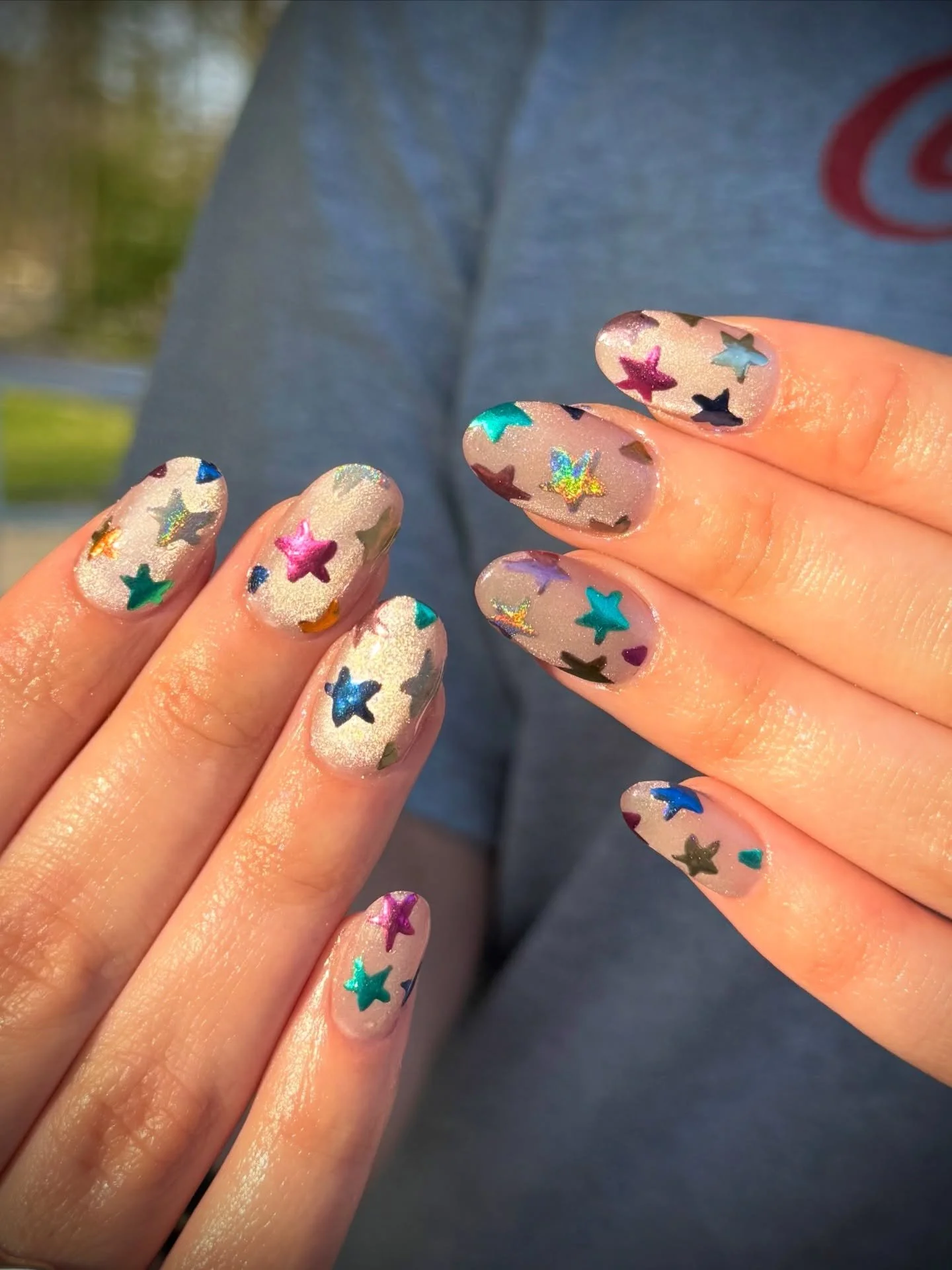 Chrome stars and cat eye 🤝