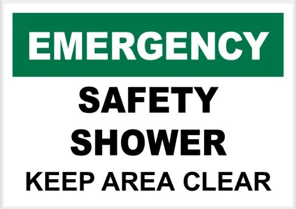 Emergency, Safety Shower Area