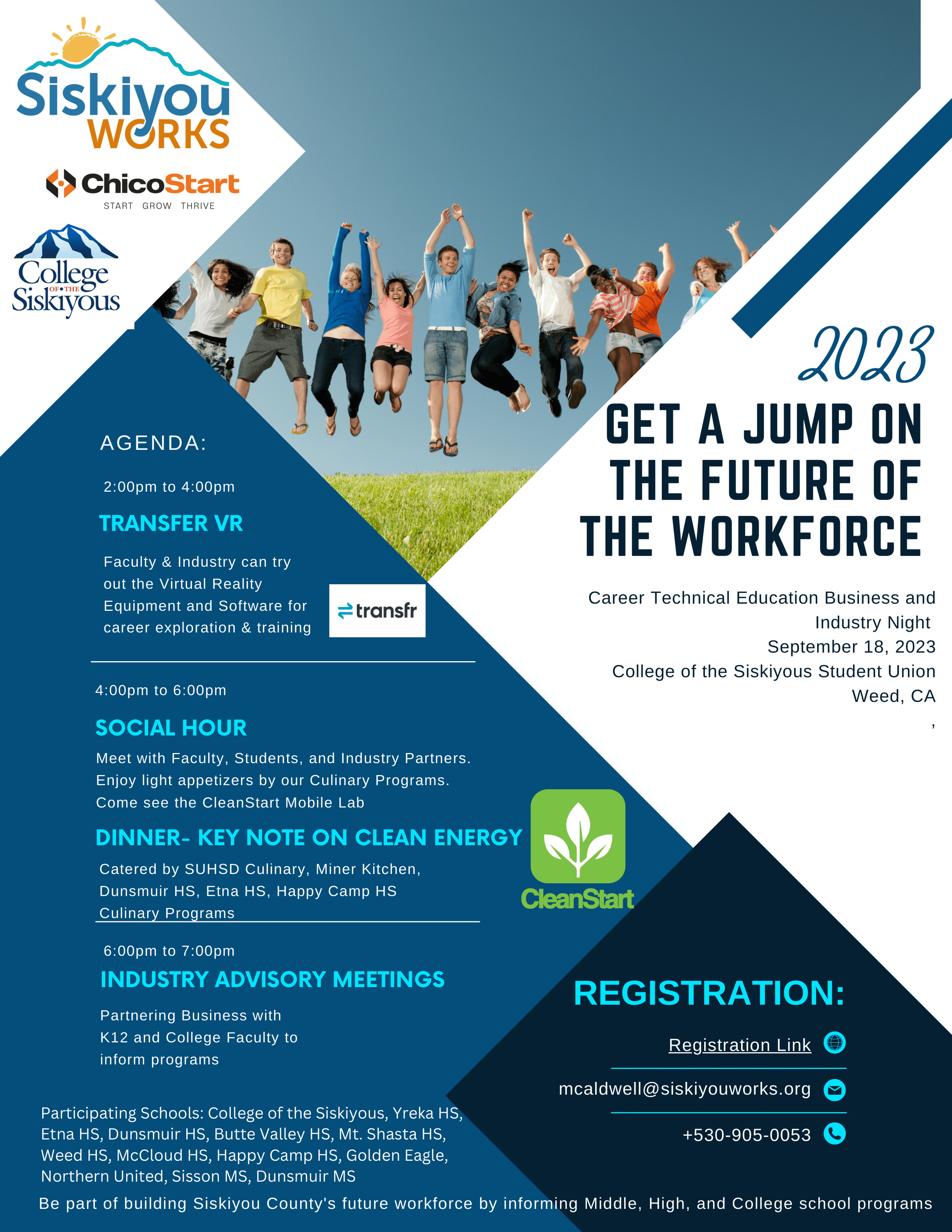 2023 SiskiyouWorks CTE Business and Industry Night Coming Sept 18th!
