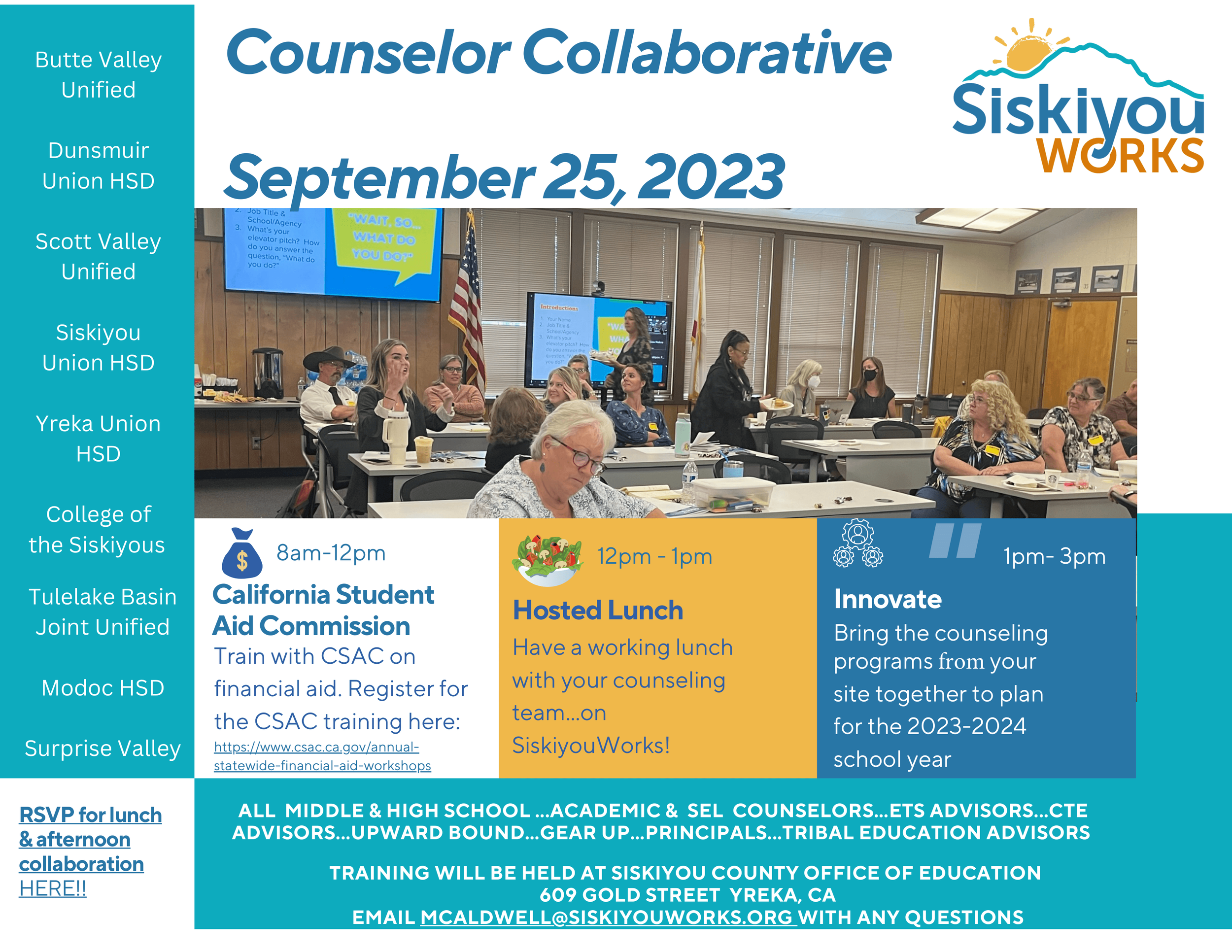 Counselor Collaborative Coming Sept 25th!