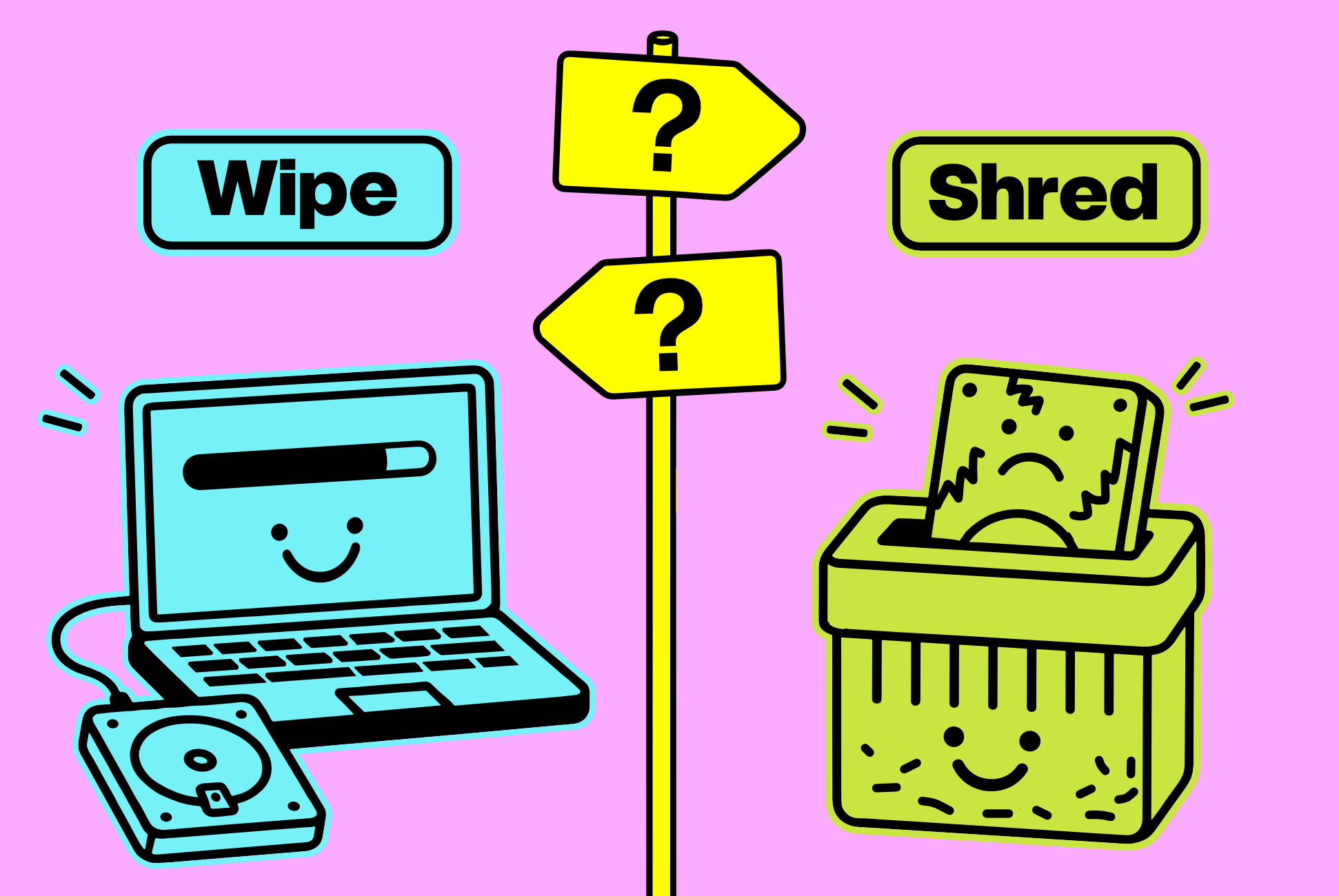 Hard Drive Wiping vs. Physical Destruction: Which Is Right for Your Business?