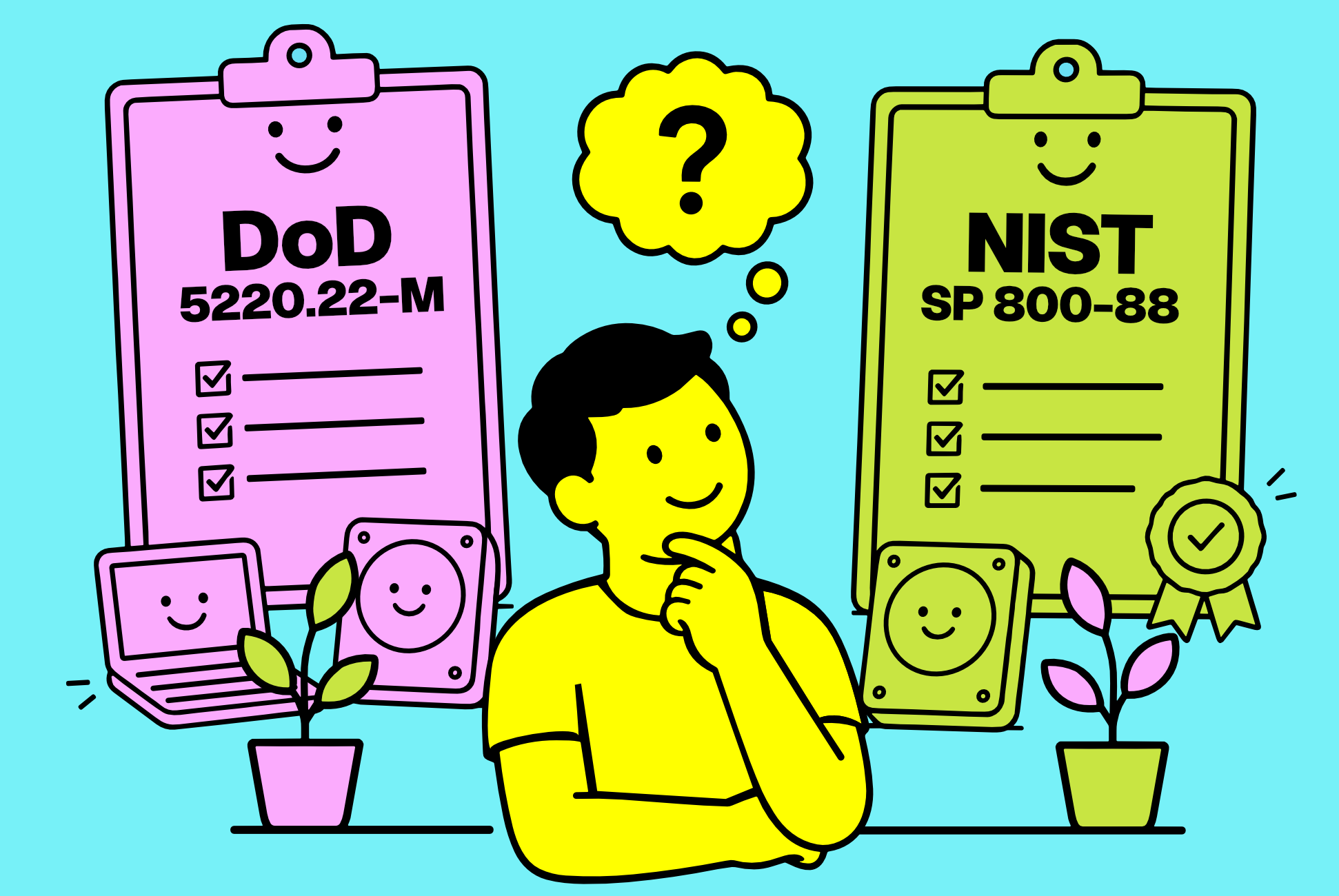 DoD 5220.22-M vs. NIST SP 800-88: Which Standard Should Your Business Follow?