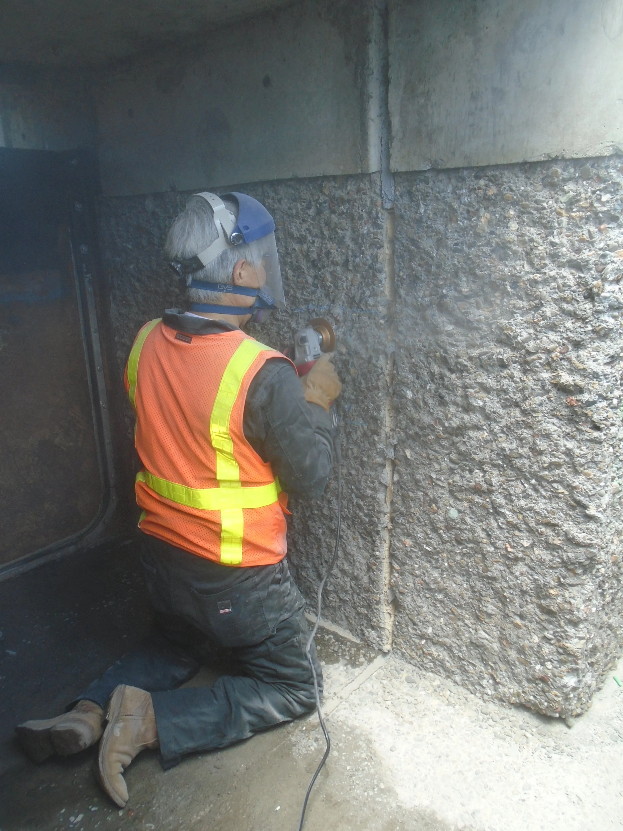 Surface Preparation for Tensile Pull-Off Test