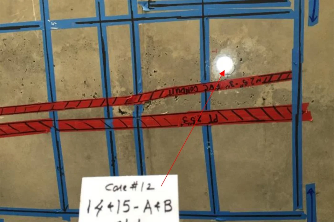 Slab Grid at the location of cold joint pour