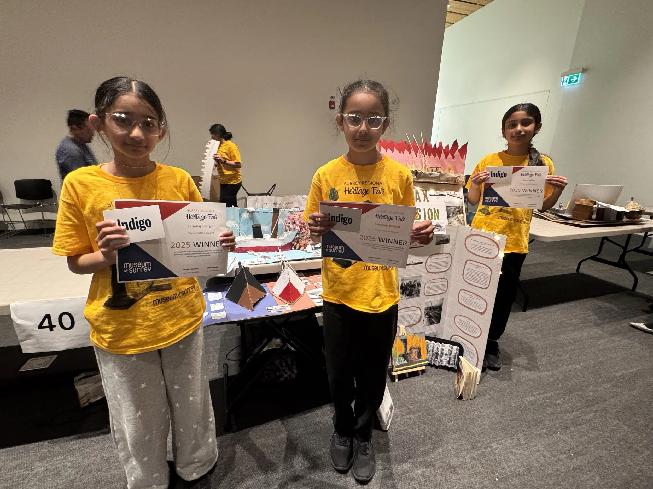 students getting awards