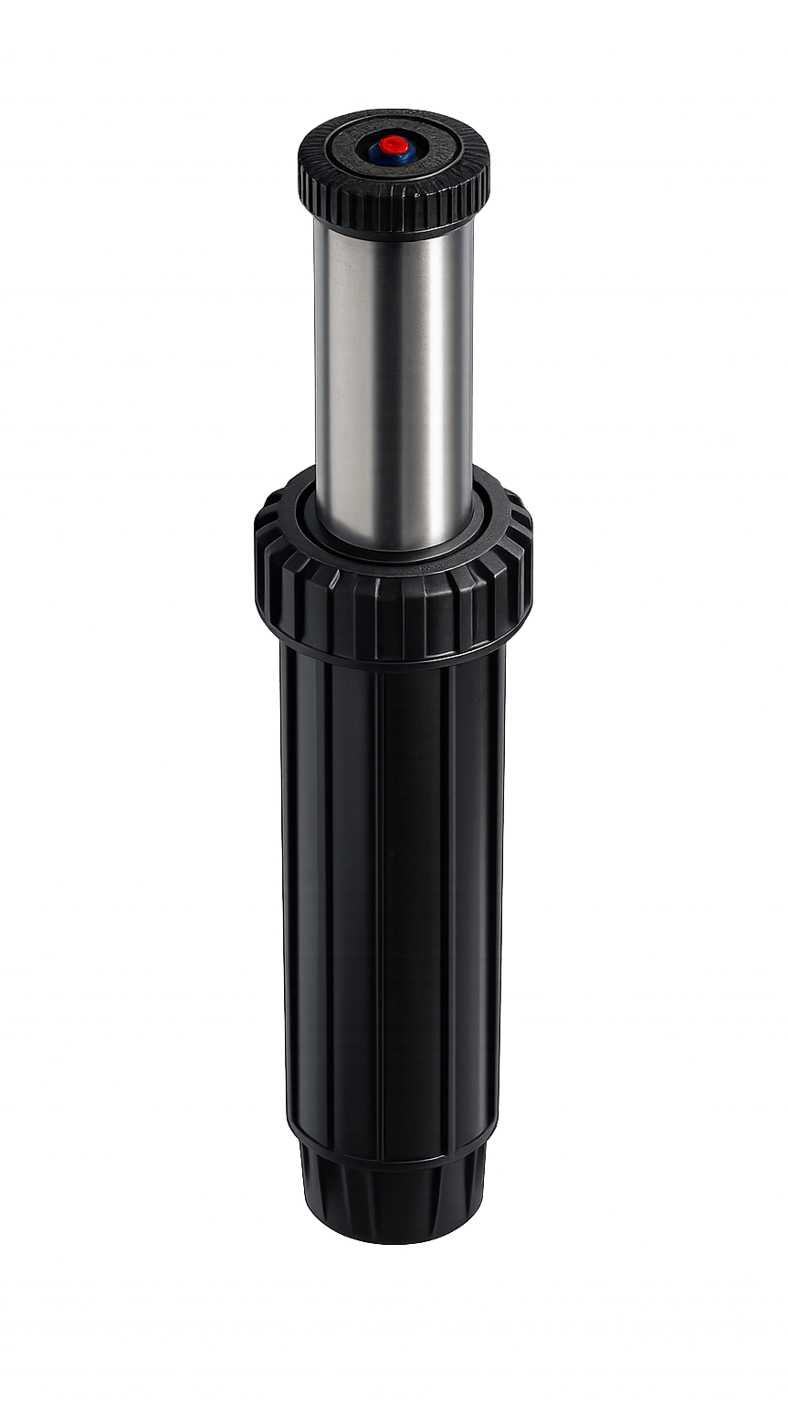 A sprinkler nozzle showing some of the materials of Natures Elements uses for sprinkler repairs and maintenance