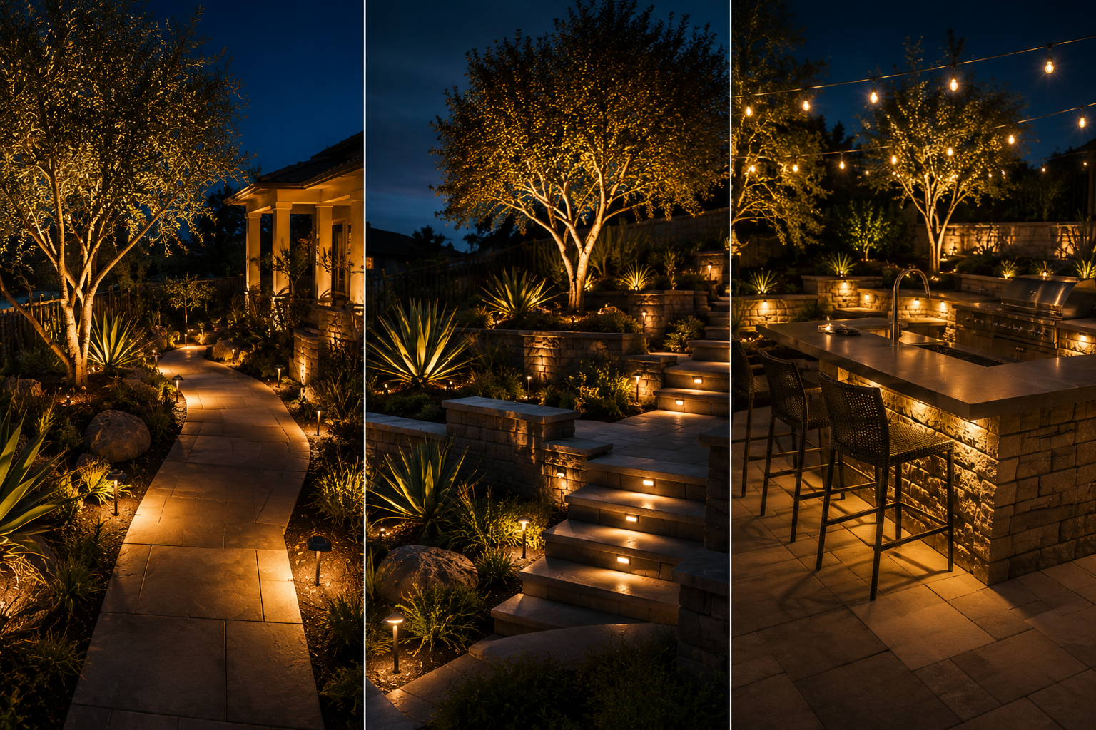 How adding landscape lighting will enhance your san Diego landscape