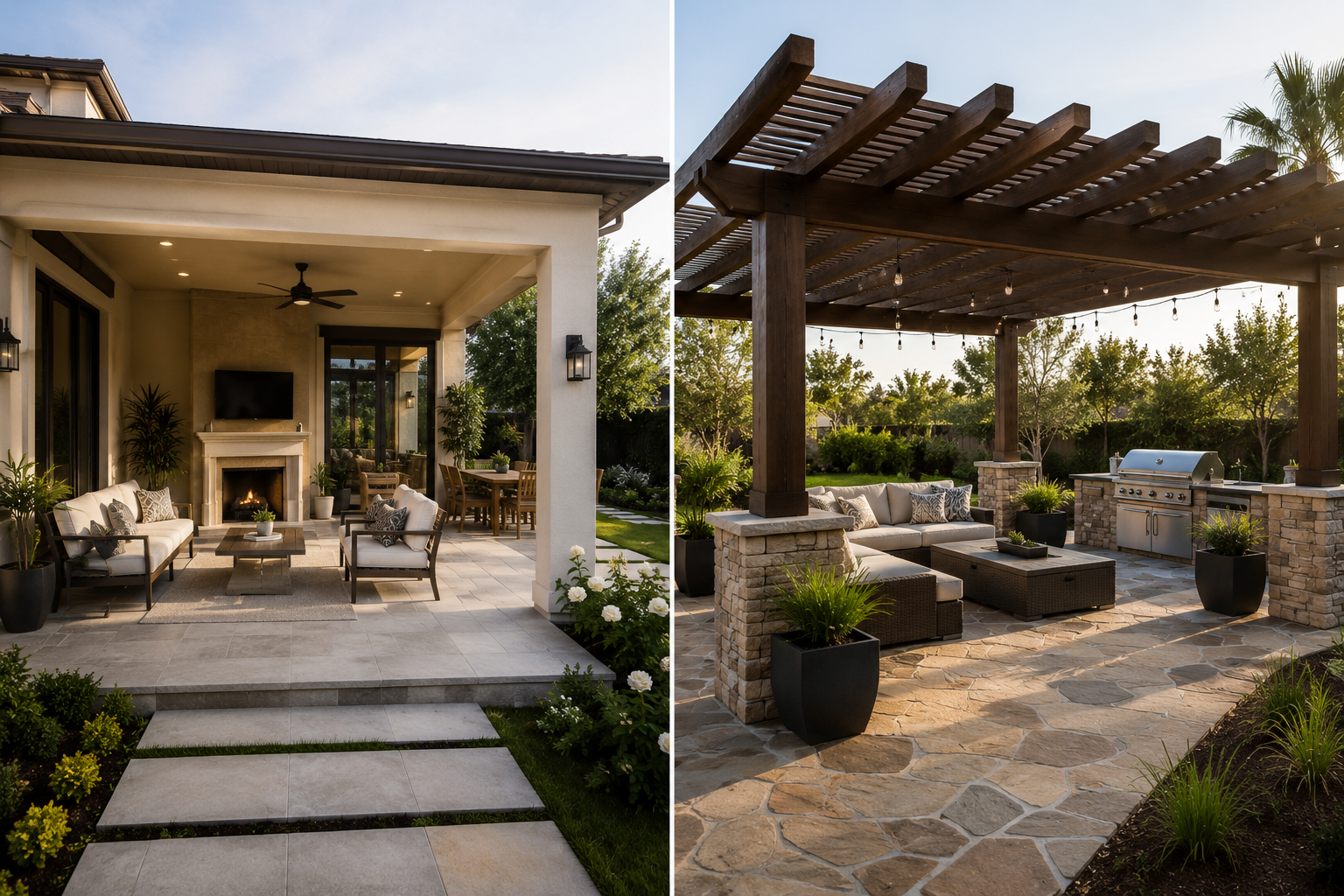 Patio vs. Pergola: Do You Need One, the Other, or Both?