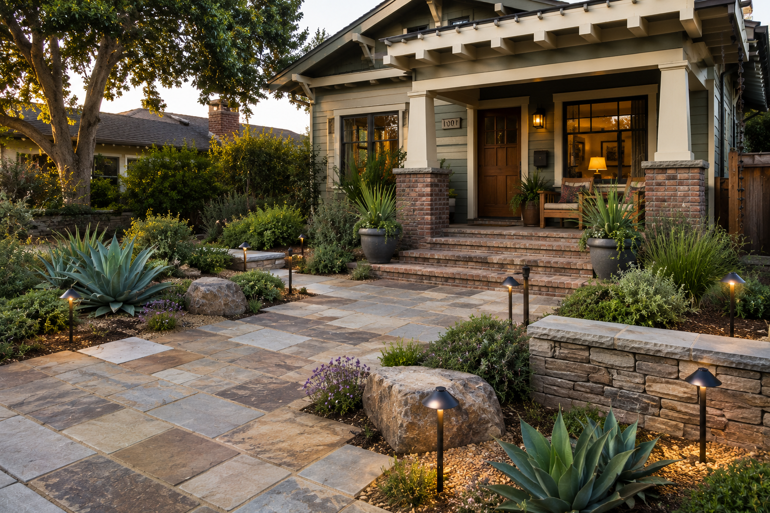 The Best Hardscape Materials for Older Homes: Choosing a Design That Looks Like It Belongs