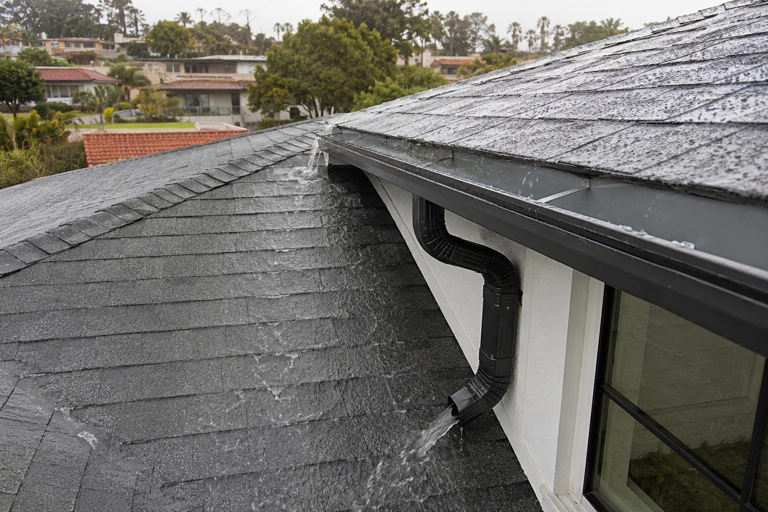 Where Should Downspouts Drain? Protecting Your San Diego Landscape from Roof Runoff 