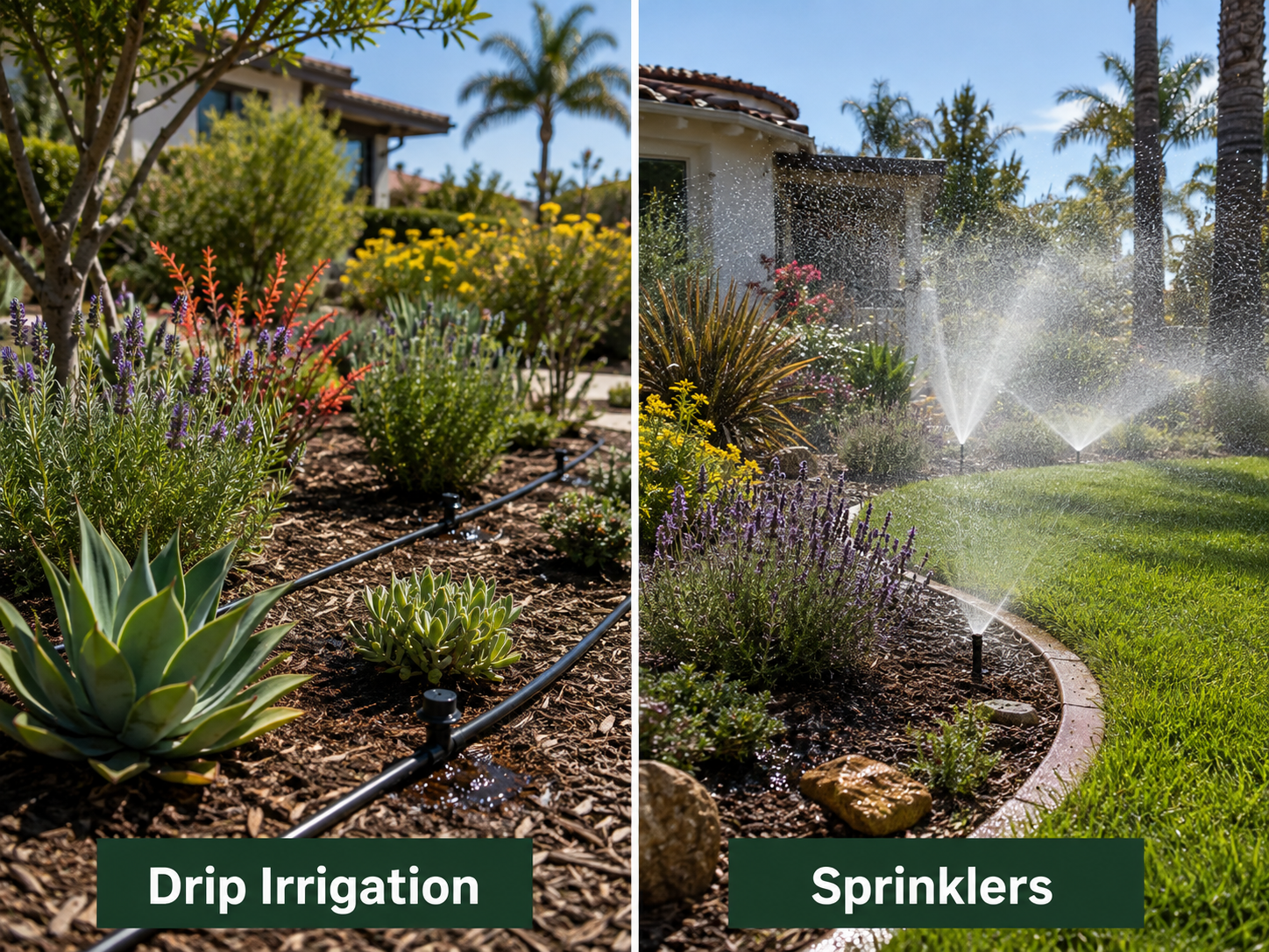 Drip Vs Sprinklers what's the best way to water my yard?