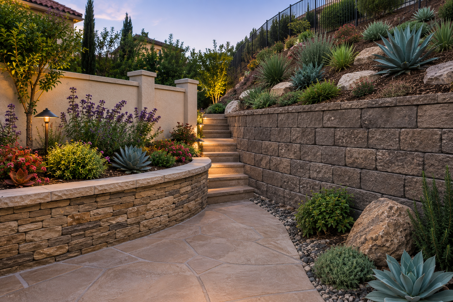 Garden Wall vs. Retaining Wall: What’s the Difference for San Diego Landscapes?