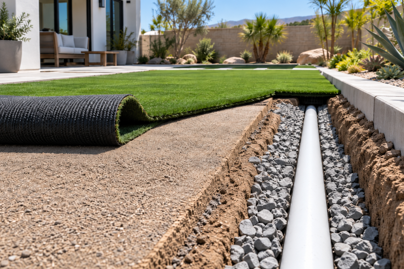 Should Drainage Be Installed Before Artificial Turf in San Diego?
