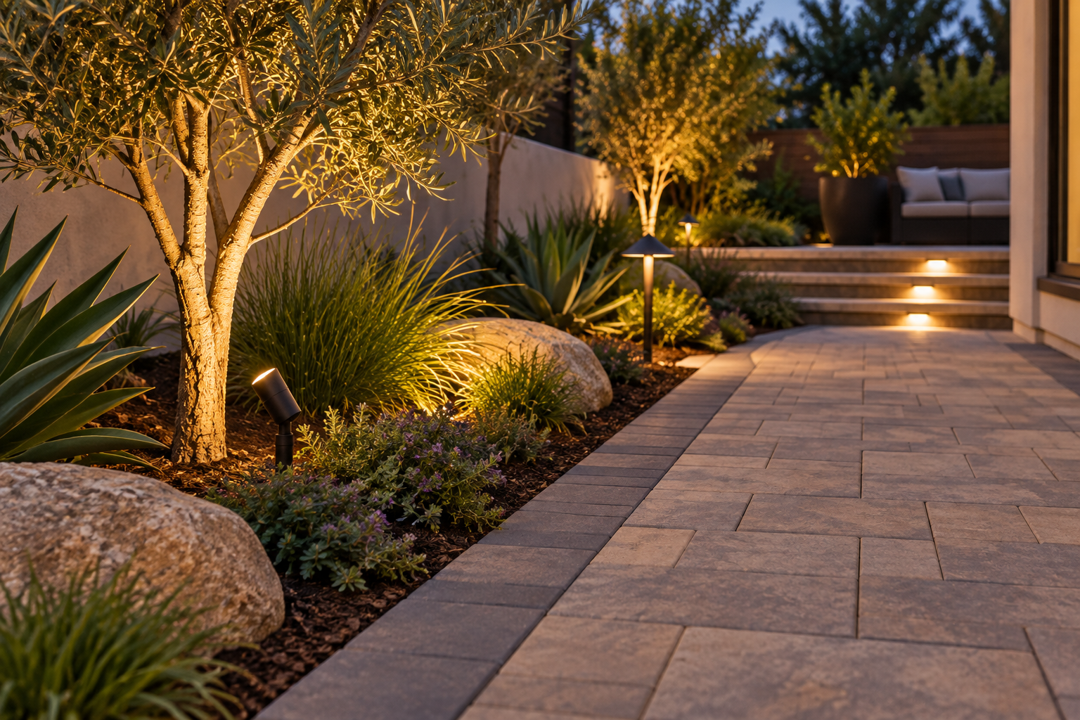 Should You Plan Landscape Lighting Before Installing Pavers?