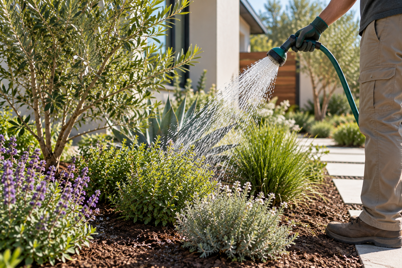 How Deep Should You Water Newly Installed Plants in San Diego?