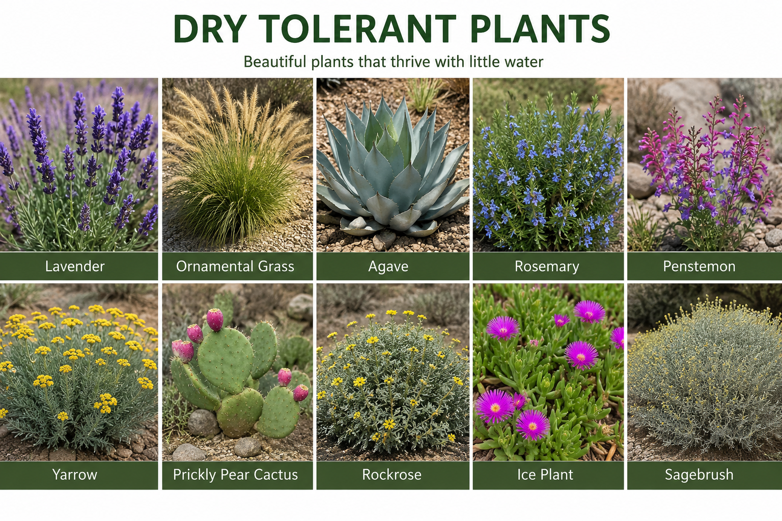Guide to drought-tolerant plants for California landscapes