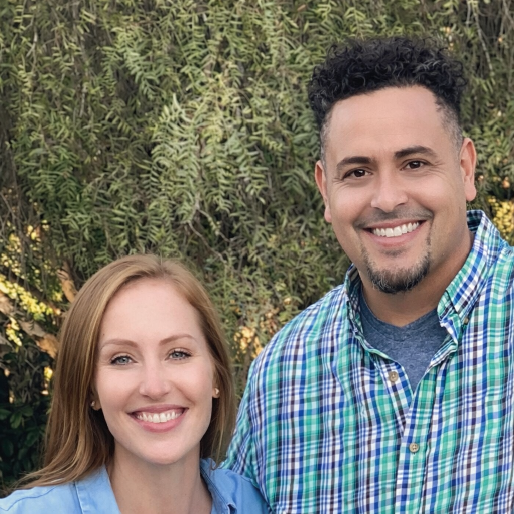 Nina from Good Bones poses with Jesse Laguna following an HGTV landscape commercial shoot. After several days of hands-on work—building, supporting, and collaborating with the design team—Jesse provided on-site support to the crew at Red Arrow.