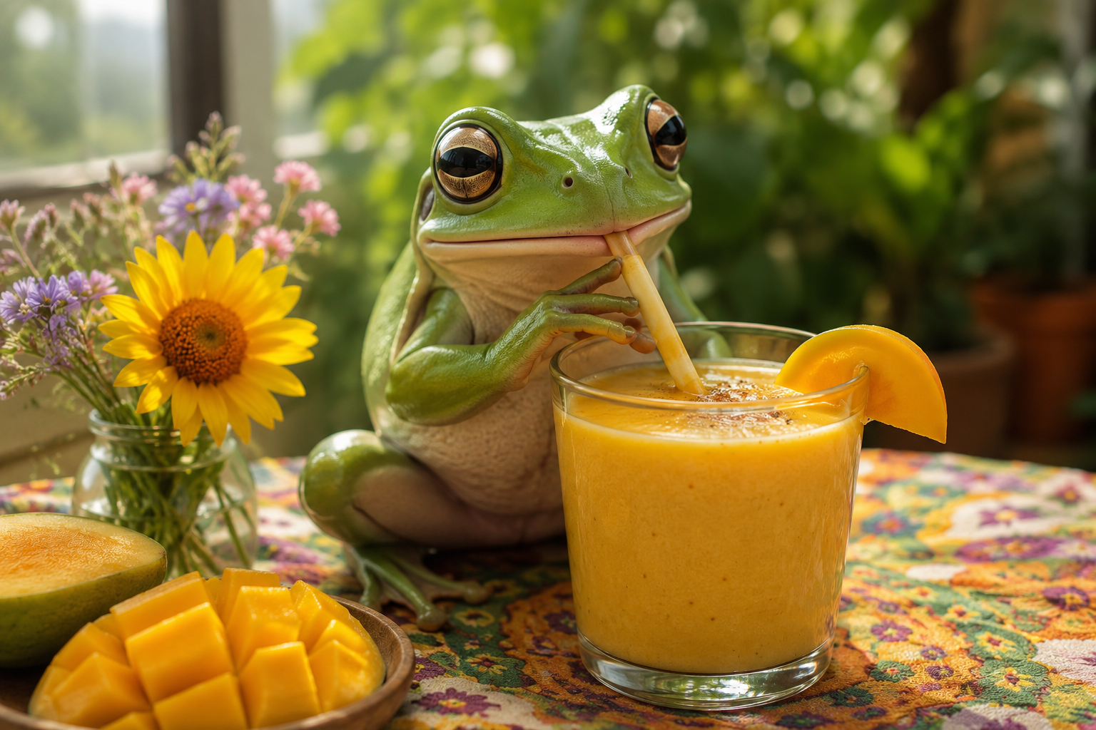 Cooling Mango Lassi