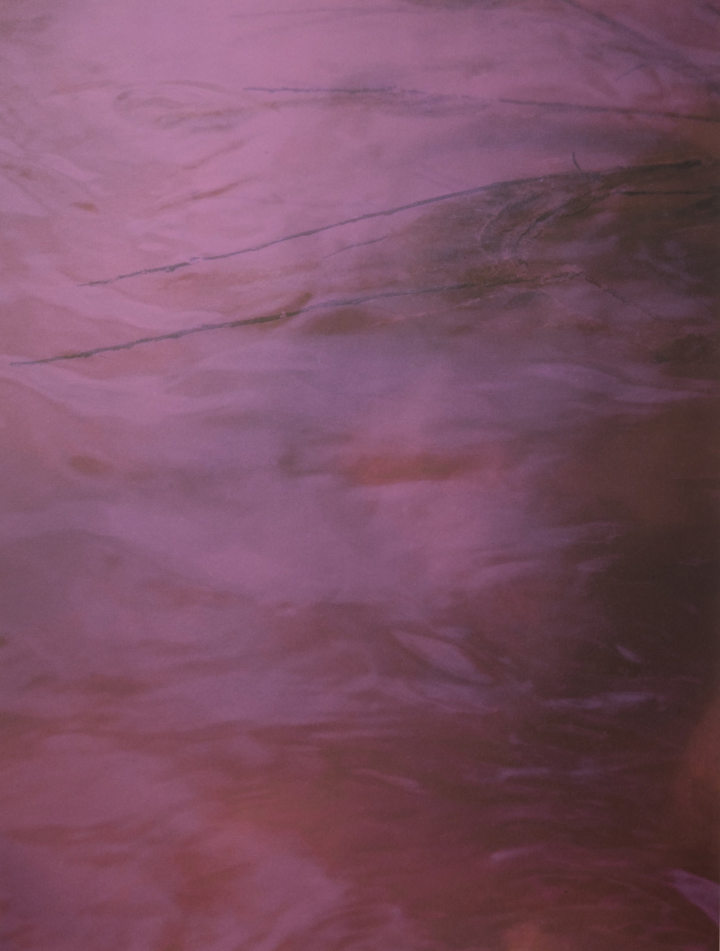 "Seepage: III", 2023 - Digital print on textured paper, 42 x 54 in