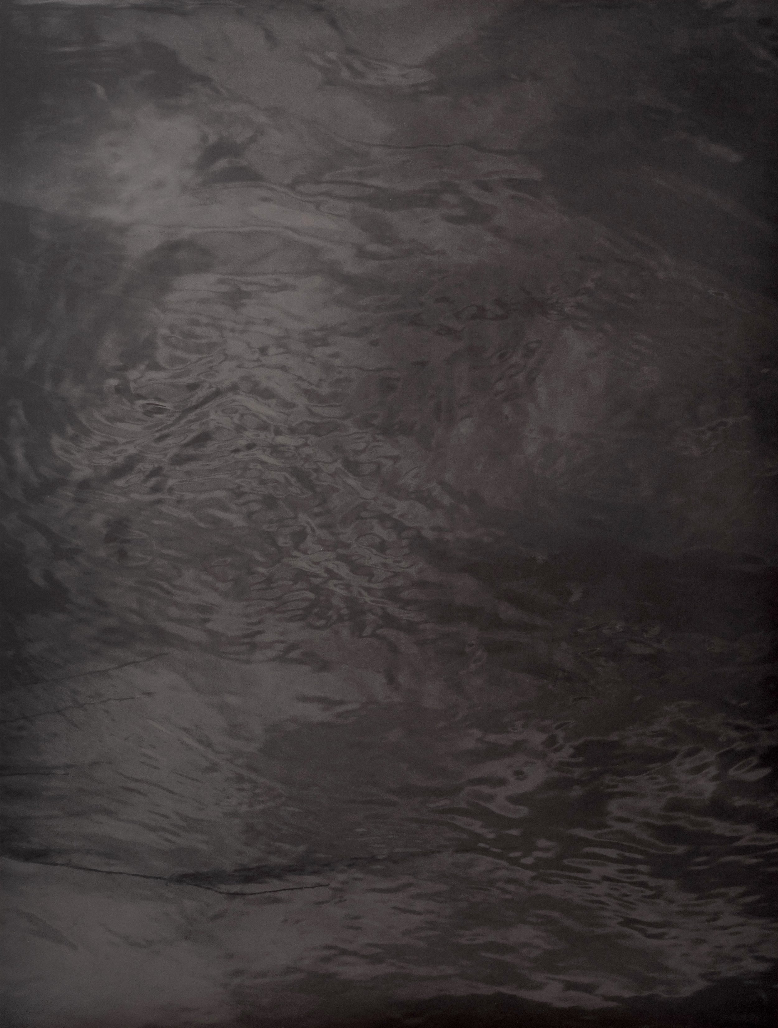 "Seepage: IV", 2024 - Digital print on textured paper, 42 x 54 in