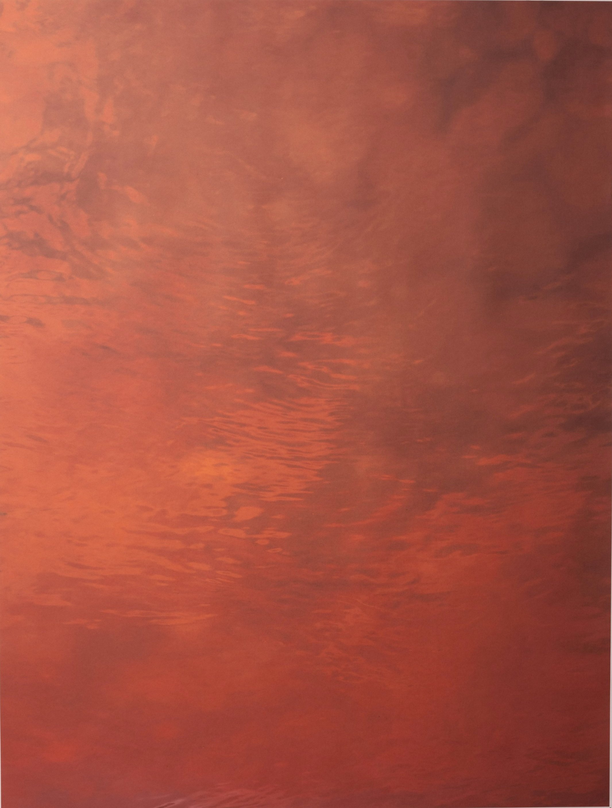 "Seepage: II", 2023 - Digital print on textured paper, 42 x 54 in