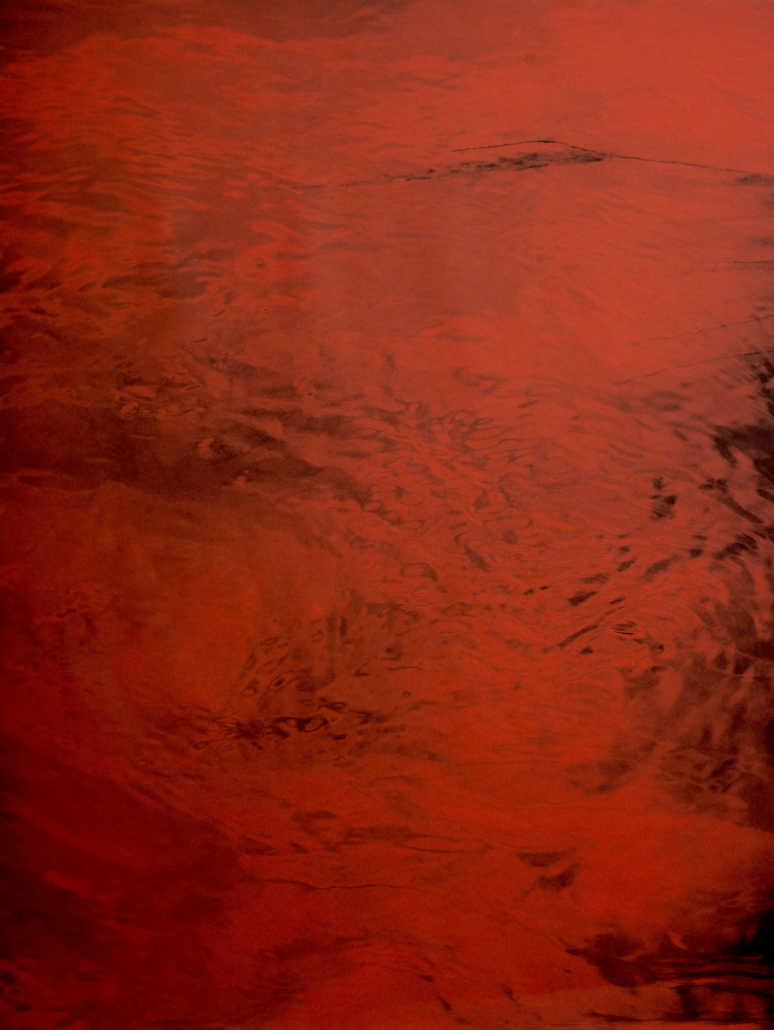 "Seepage: I", 2023 - Digital print on textured paper, 42 x 54 in