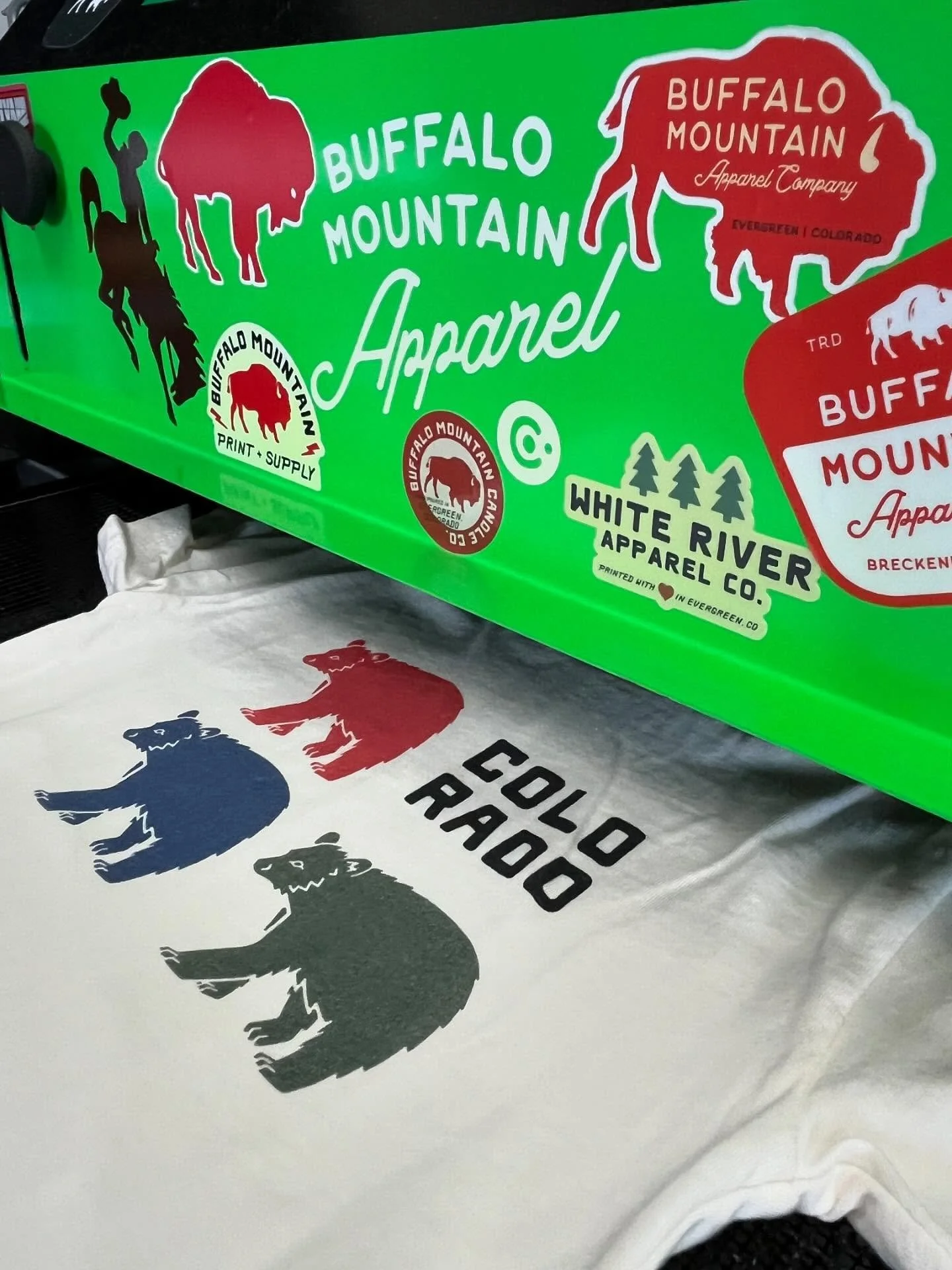 Another fun, very animal-filled week at the printshop. We&rsquo;re closed at our downtown Evergreen shop right now&mdash;we&rsquo;re reimagining our Evergreen retail experience and have some exciting print-centric events at our blue building planned 