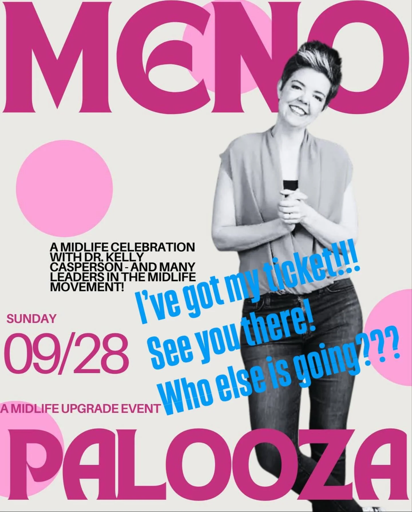 ✨ Headed to Chicago for Menopalooza! ✨
Can&rsquo;t wait to connect, learn, and celebrate all things menopause with an incredible community of women rewriting the story. 💃
#MenopauseRewritten #Menopalooza #TheMenopauseStore

⸻