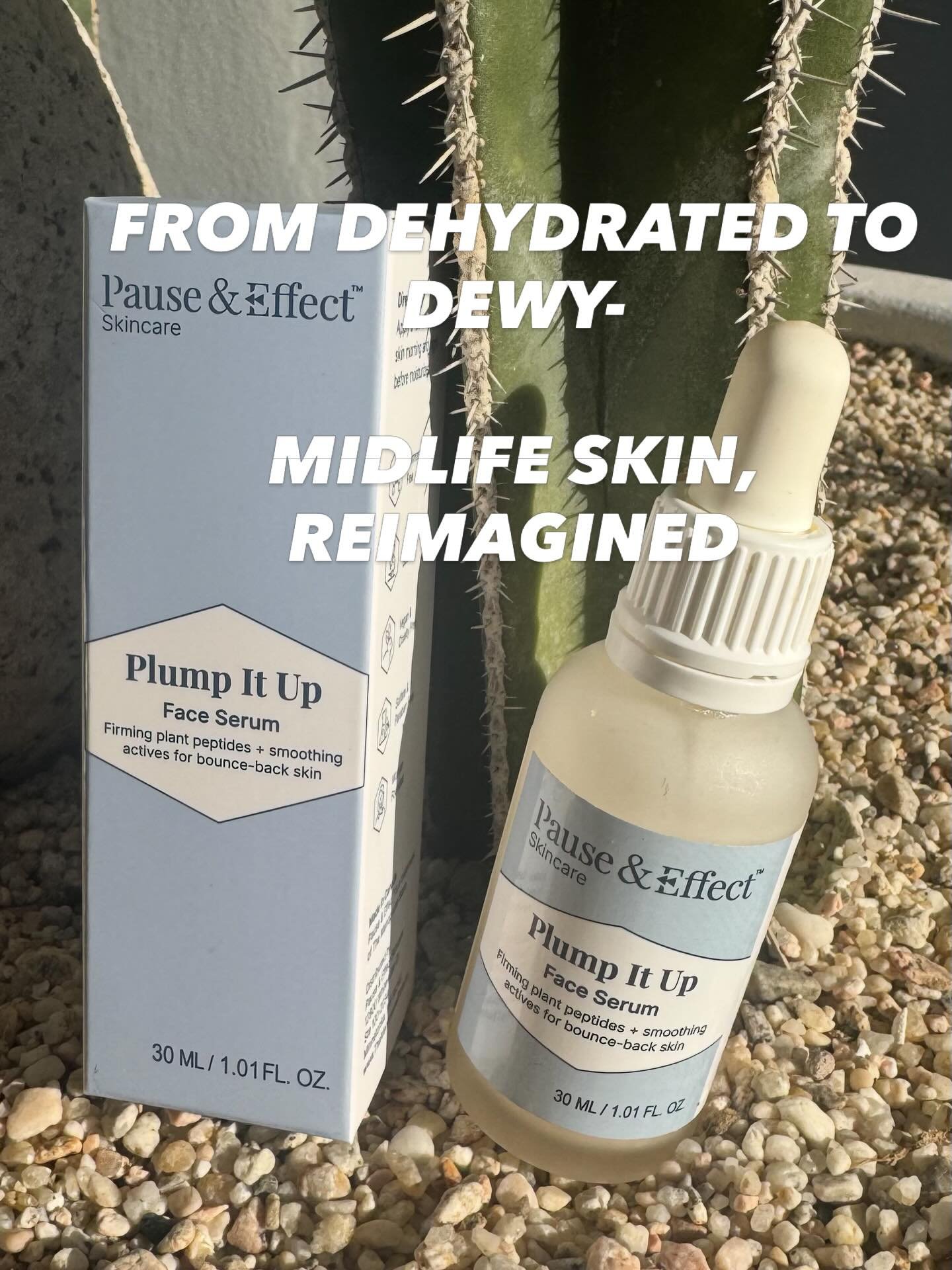 Your skin isn&rsquo;t &ldquo;aging&rdquo;&hellip; it&rsquo;s dehydrated, depleted, and asking for support.

Think of midlife skin like this cactus 🌵&mdash;holding on, doing its best&hellip; but craving the right kind of hydration and structure to tr