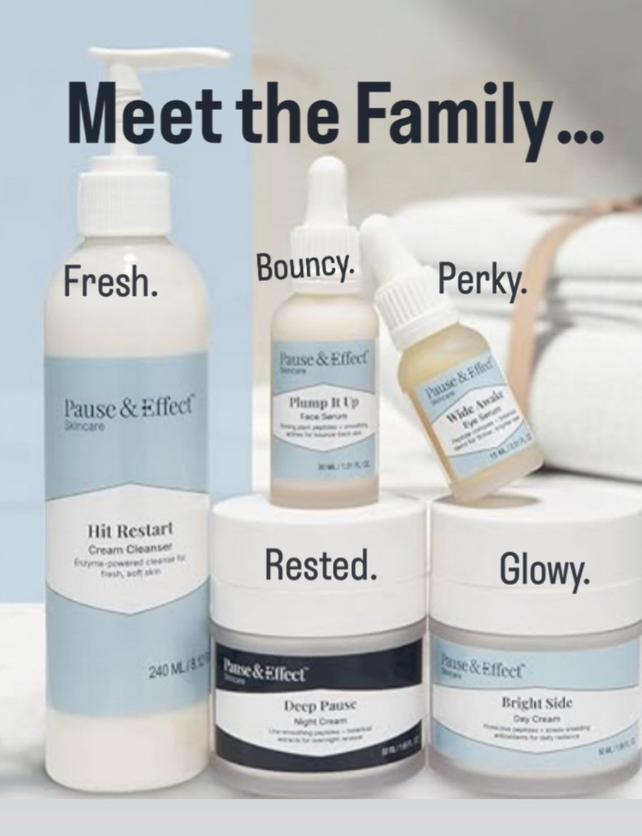 Meet the family 💙

Because midlife skin doesn&rsquo;t need more products&hellip;
it needs the right personalities.

Let me introduce you:

Fresh &mdash; keeps things clean, calm, and balanced (we all need her energy)
Glowy &mdash; hydrated, radiant,