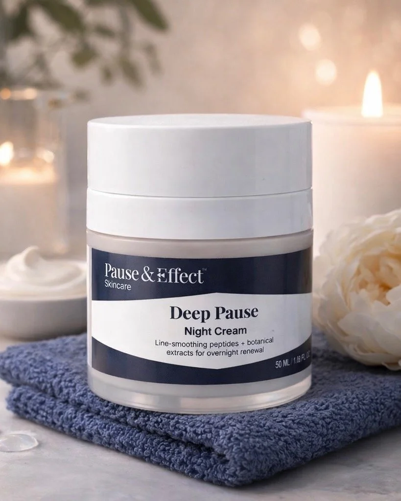 Deep Pause Night Cream delivers deep hydration. Skin that wakes up softer, smoother and restored. 🌙