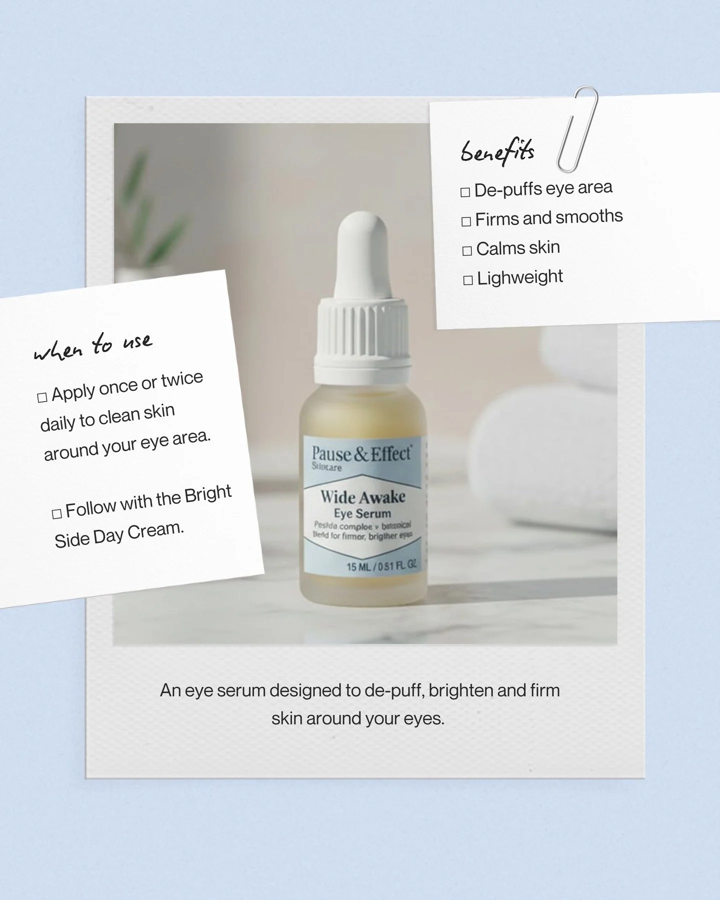 A few drops and suddenly you look well-rested&hellip; even if you weren&rsquo;t. 👀✨