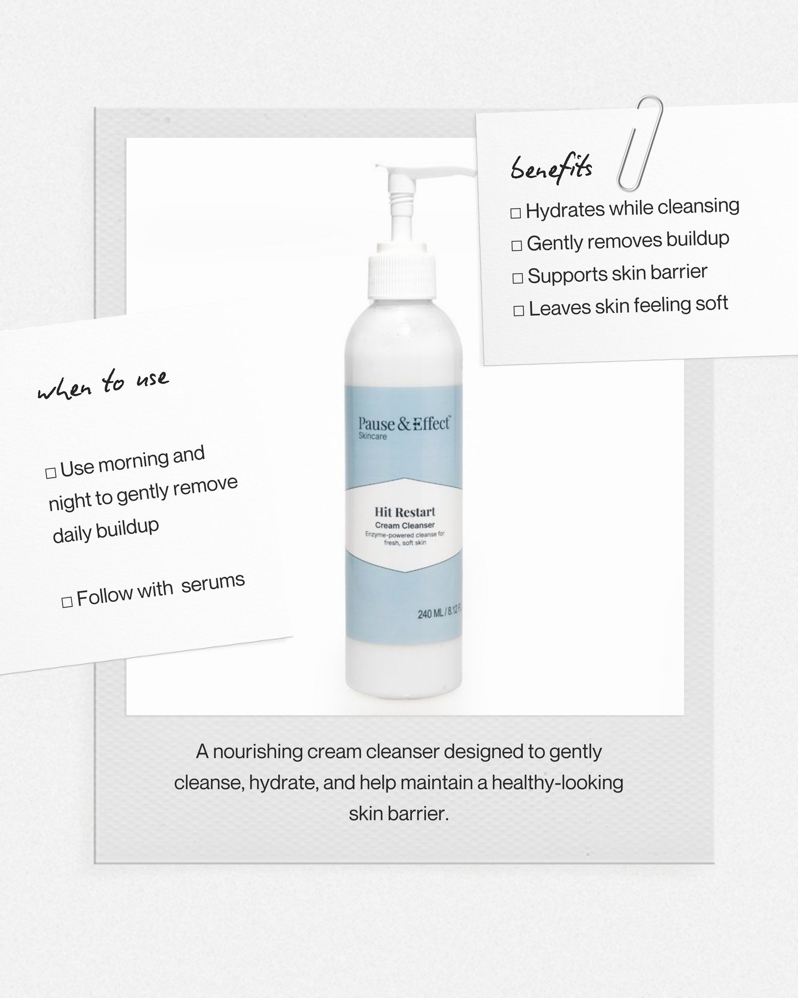 Your skincare routine starts with a clean slate. ✨