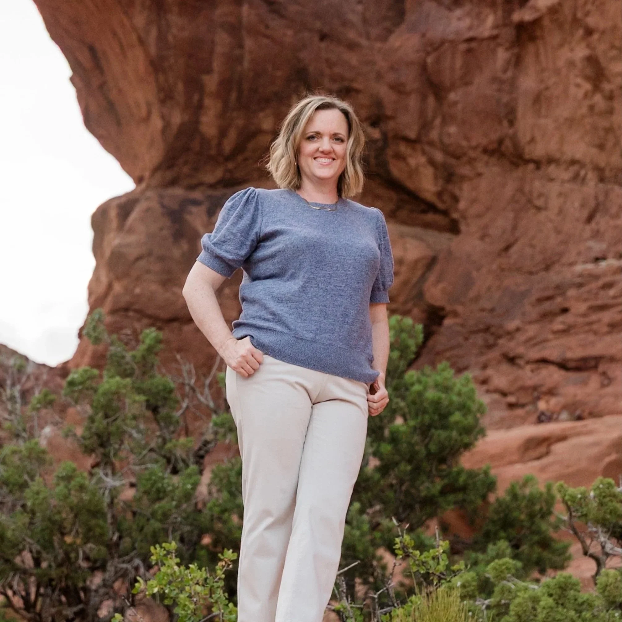 JaNae Messick, family therapist on vacation