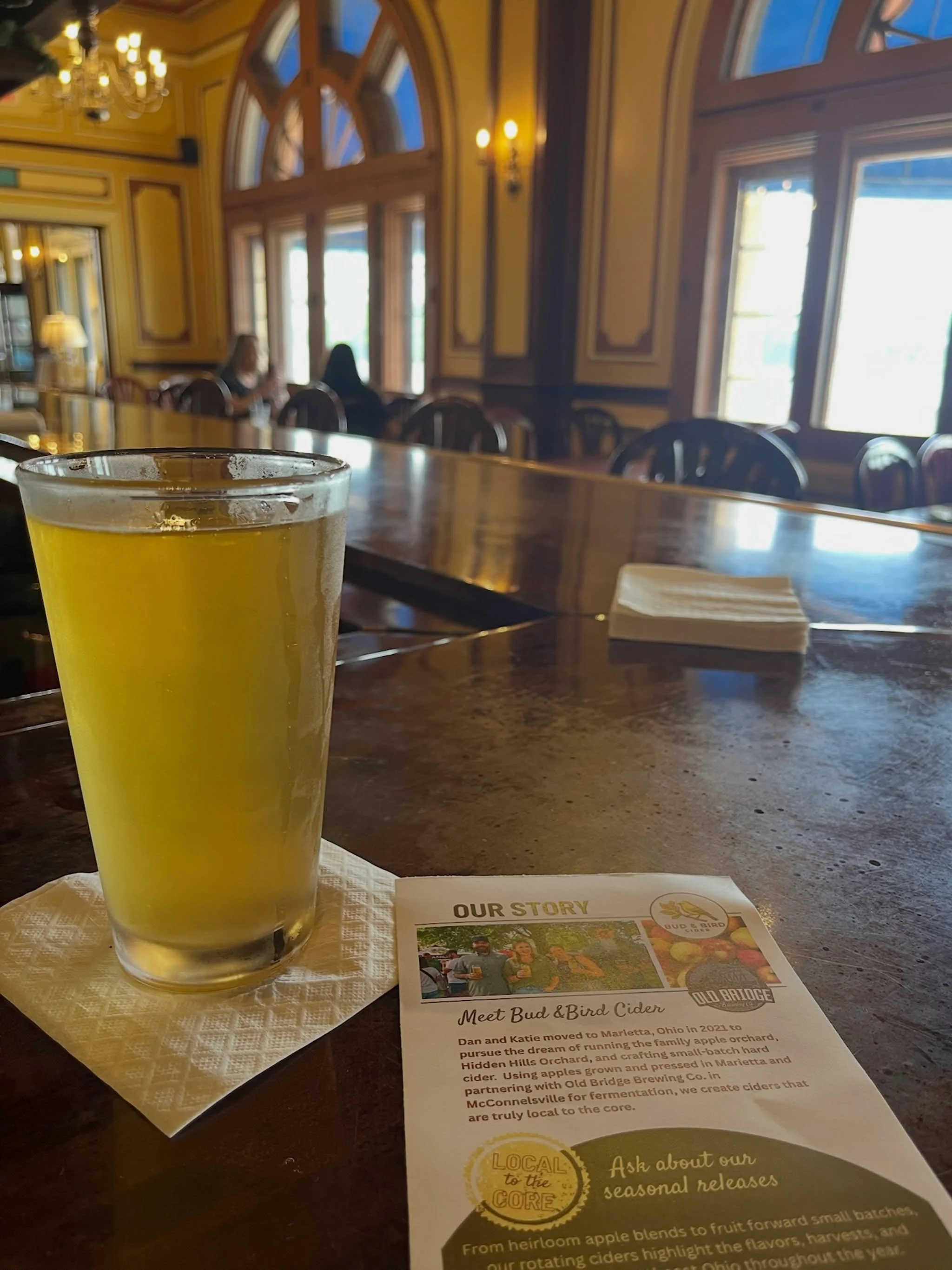 If you are around historic Marietta today enjoying @rtafest, pop in and try a Bud &amp; Bird Cider - simple ingredients, apples grown right here, Local to the Core. 🍎 🍺 

We&rsquo;ve got a few seasonal favorites making their way around town, from T