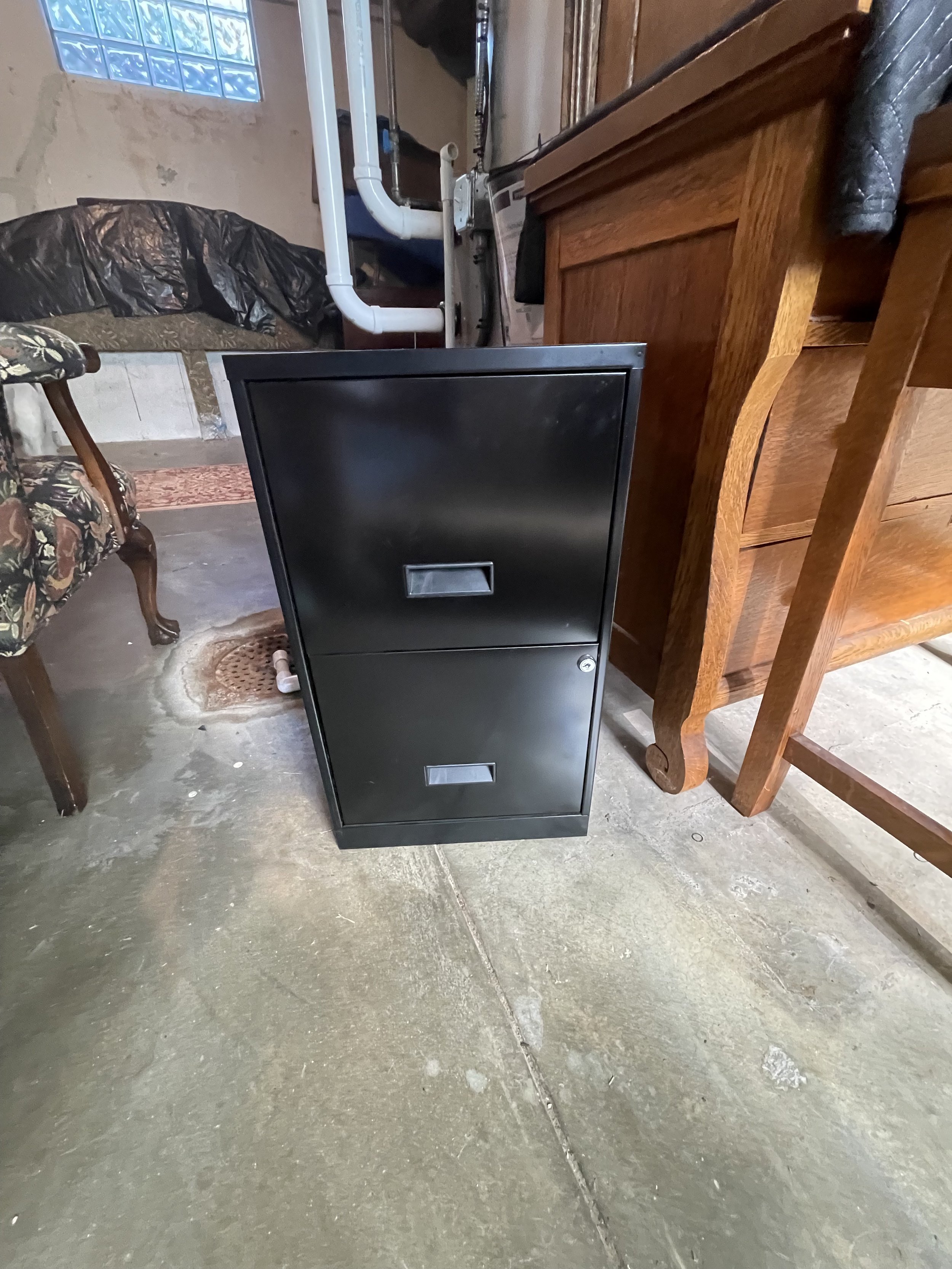 2 Drawer Filing Cabinet - $15