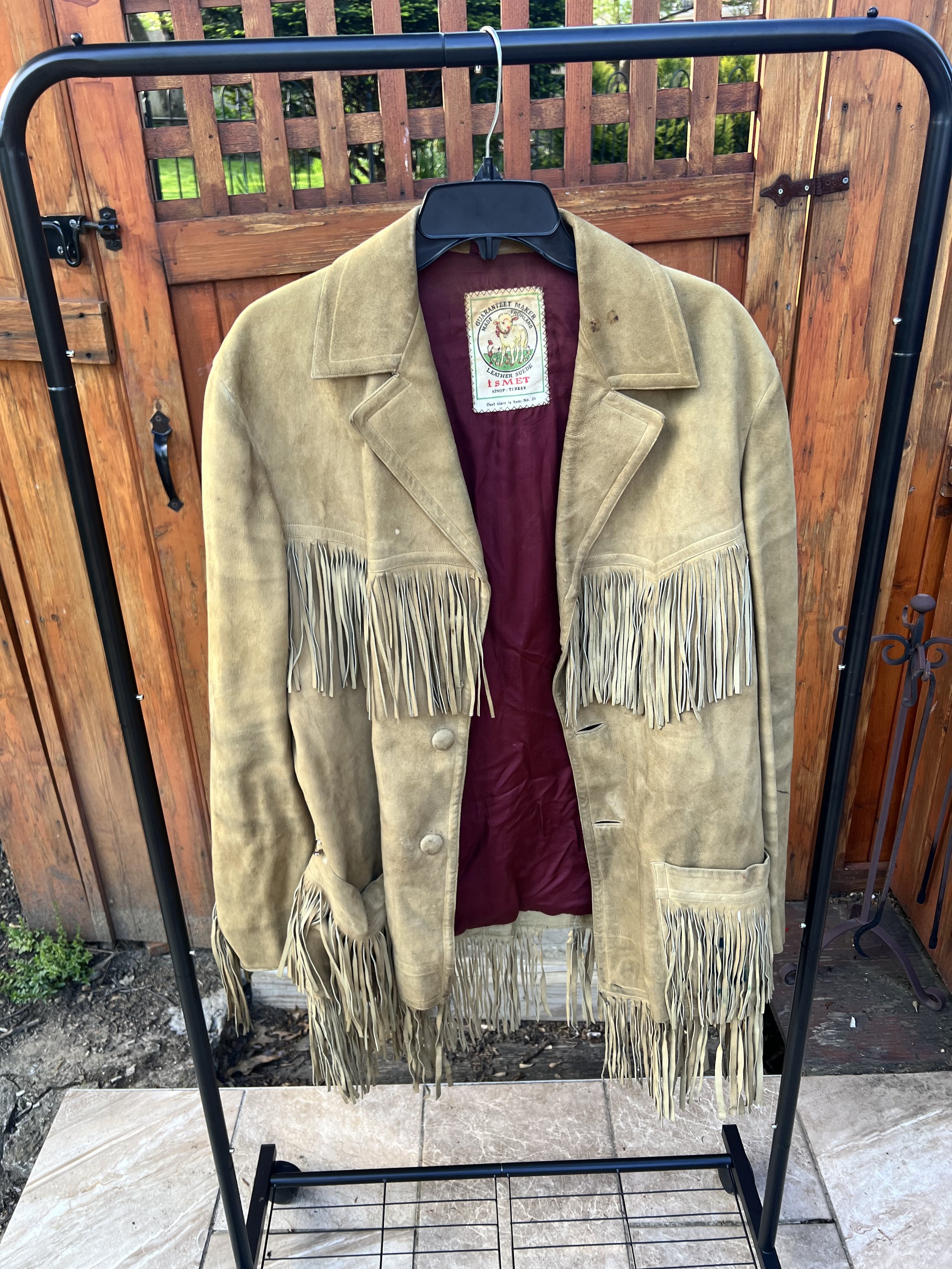 Handmade Vintage 1970s Turkish Lambskin Jacket - Best Offer