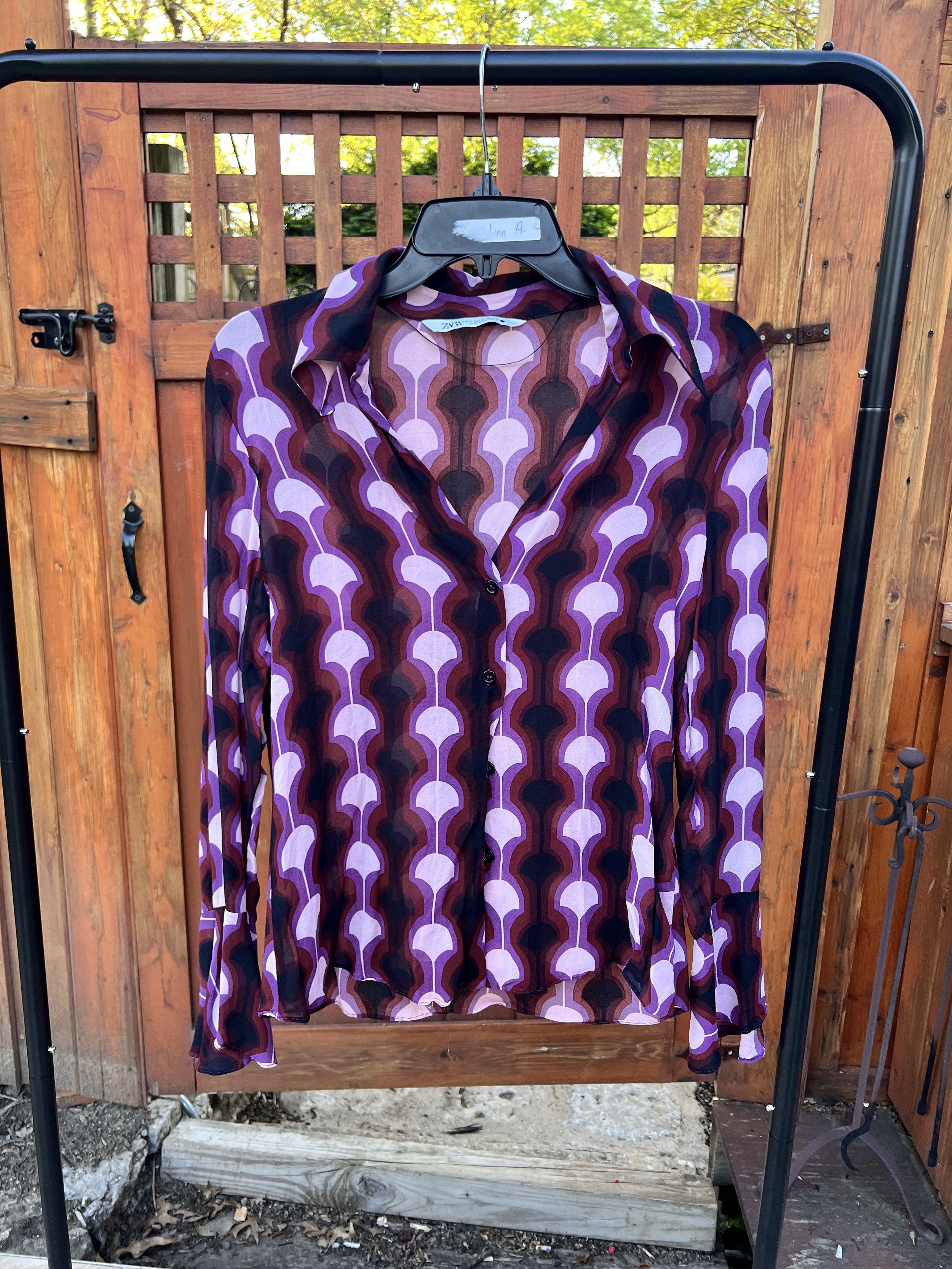Zara 70s Inspired Shirt - $15