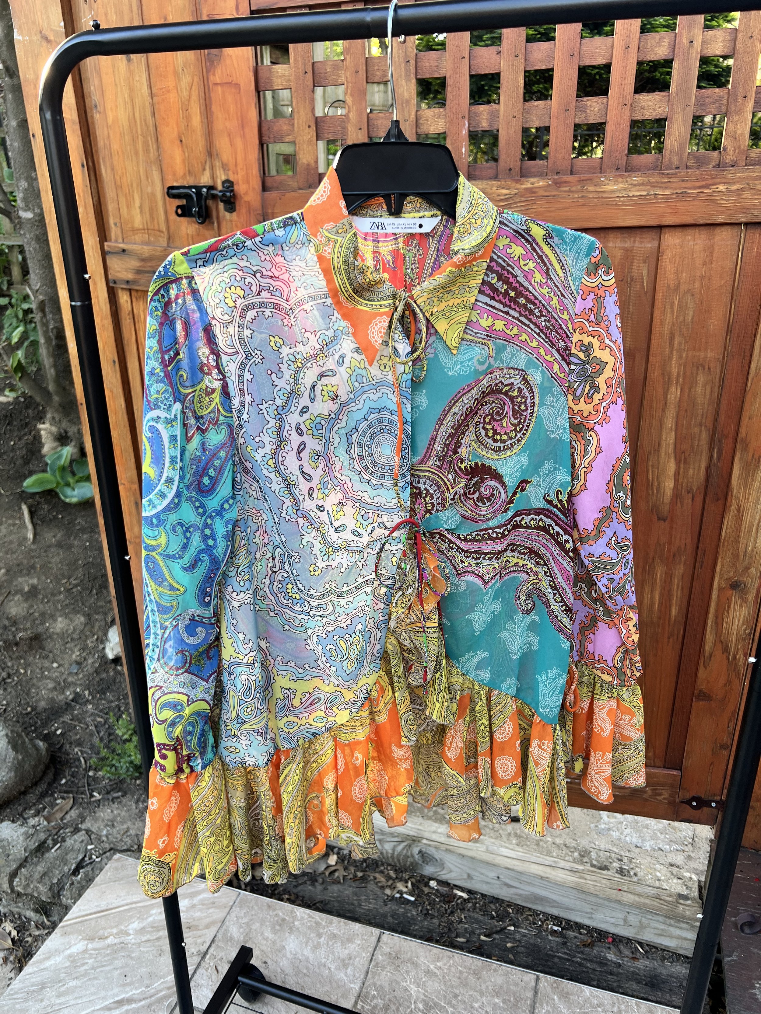 Zara 70s Inspired Shirt - $15