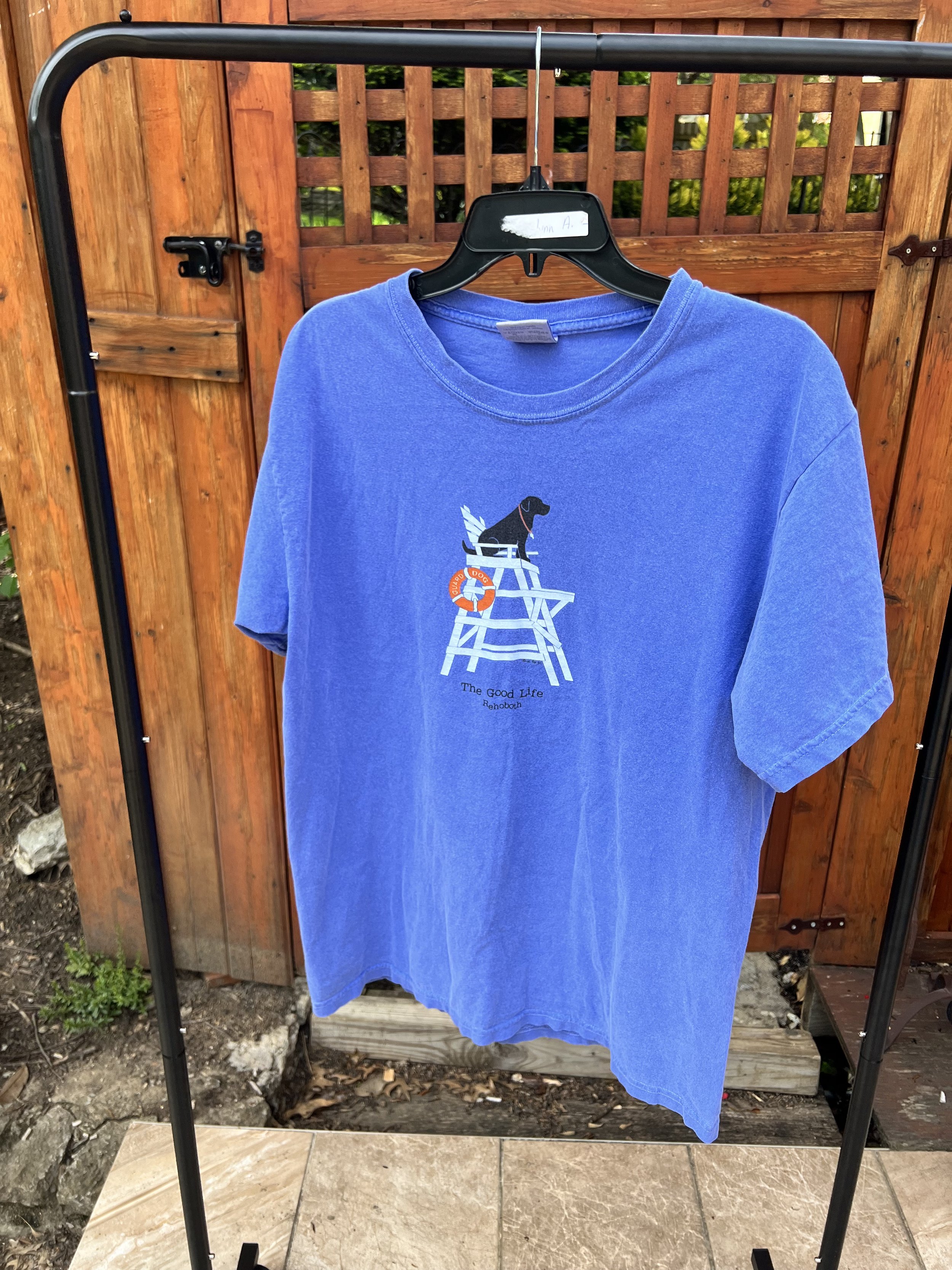 Periwinkle Dog T Shirt - $15