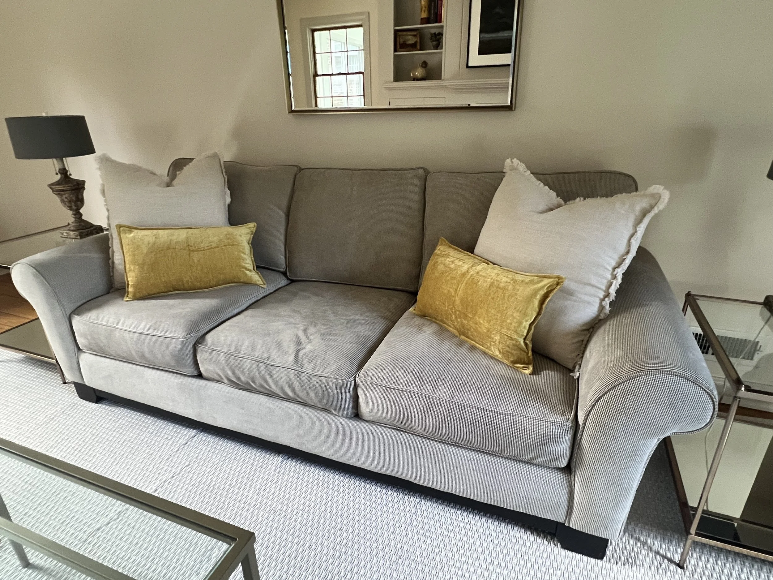 Macy's Houndstooth Couch. Purchased 2017 for $1200. Excellent condition - asking $400 OBO