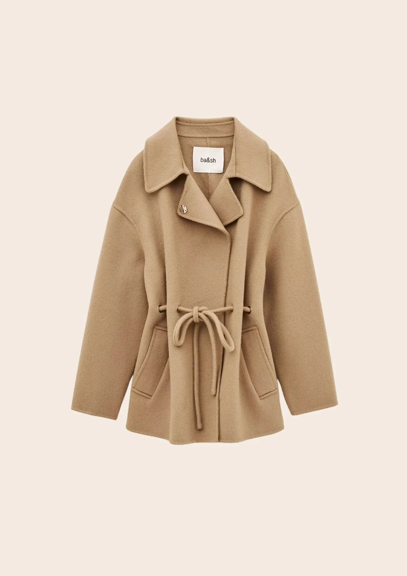 La veste ceinturée toute douce **