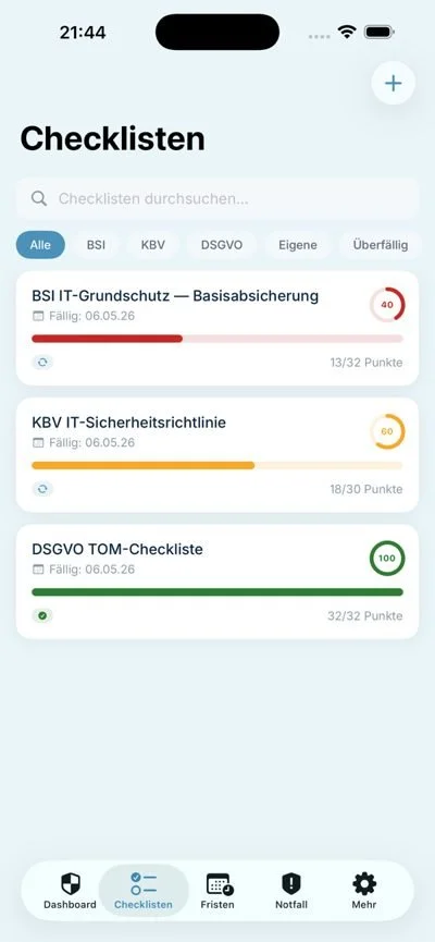 NENGuard Checklisten zur IT-Sicherheitsrichtlinie
