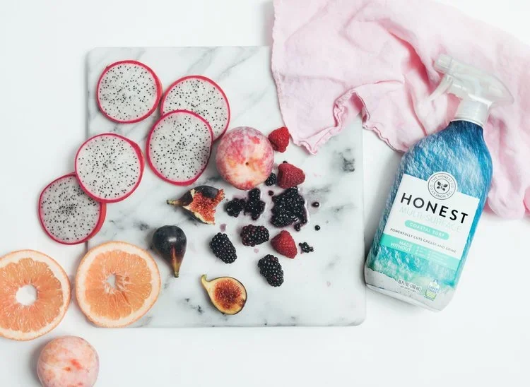In this shoot, my daughter and I partnered with Honest Co. products to show the gentle and pure nature of their home cleaning products.