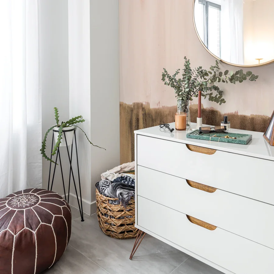 AL9042-pink-abstract-color-landscape-mural-dresser.webp