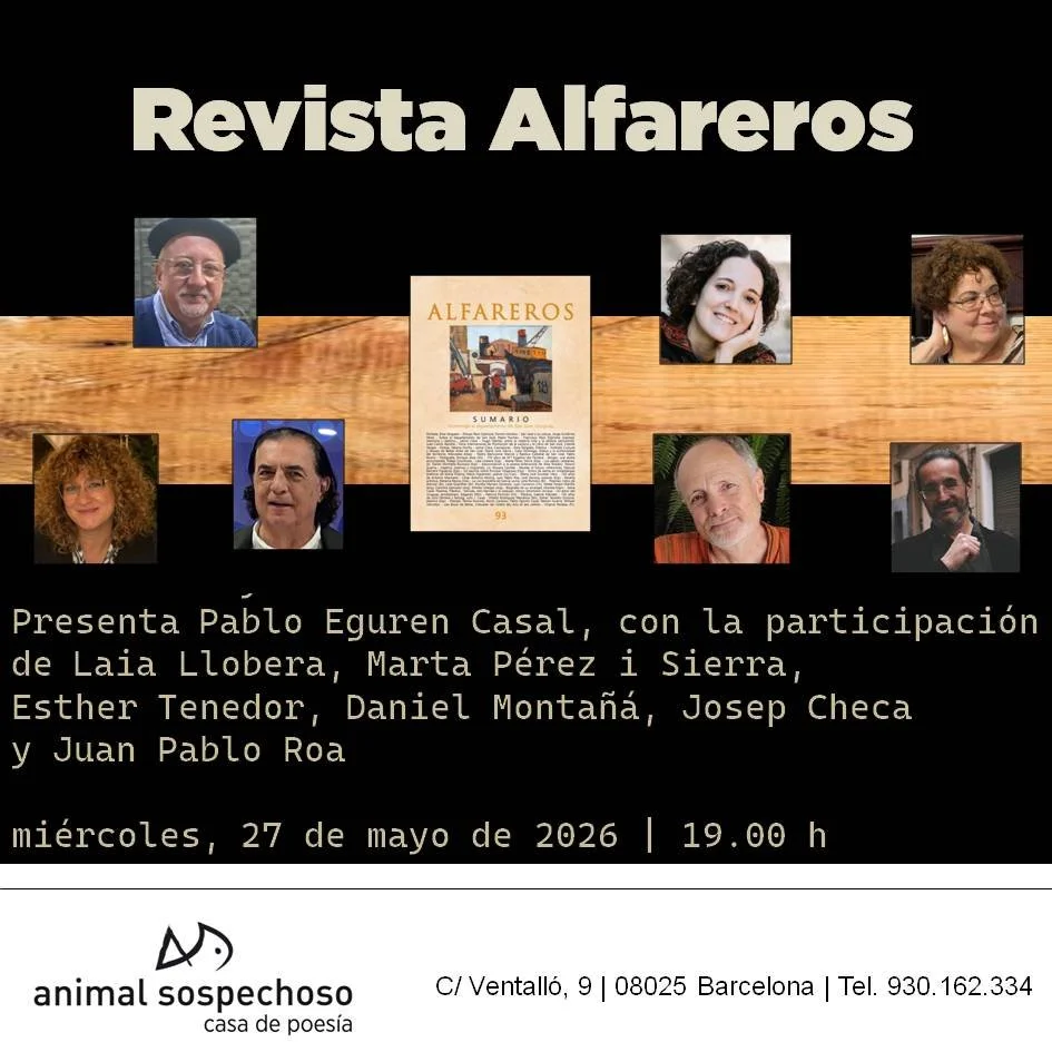 Presentación Revista ‘Alfareros’ (Barcelona)