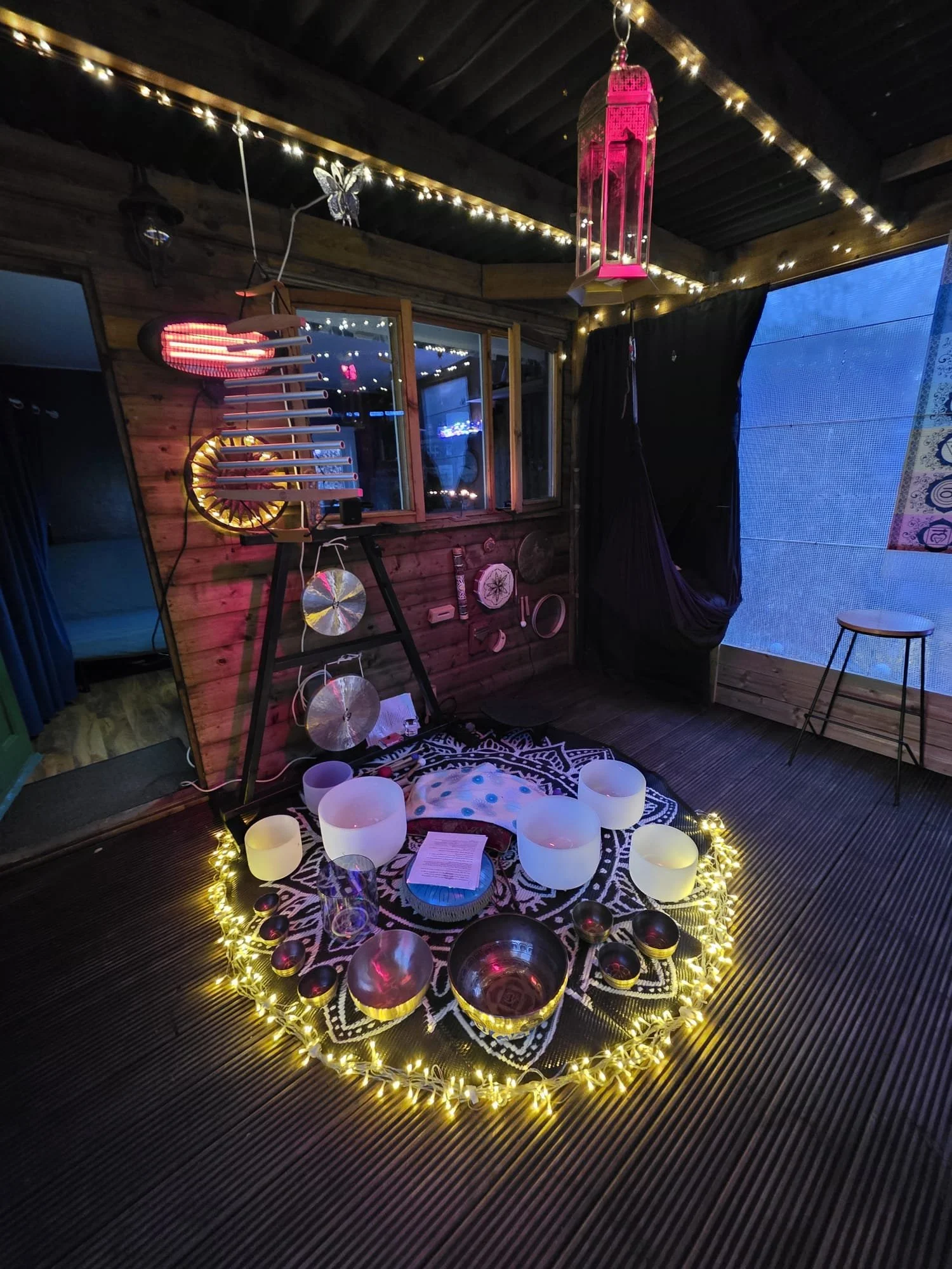 An evening soundbath in the garden studio.jpeg