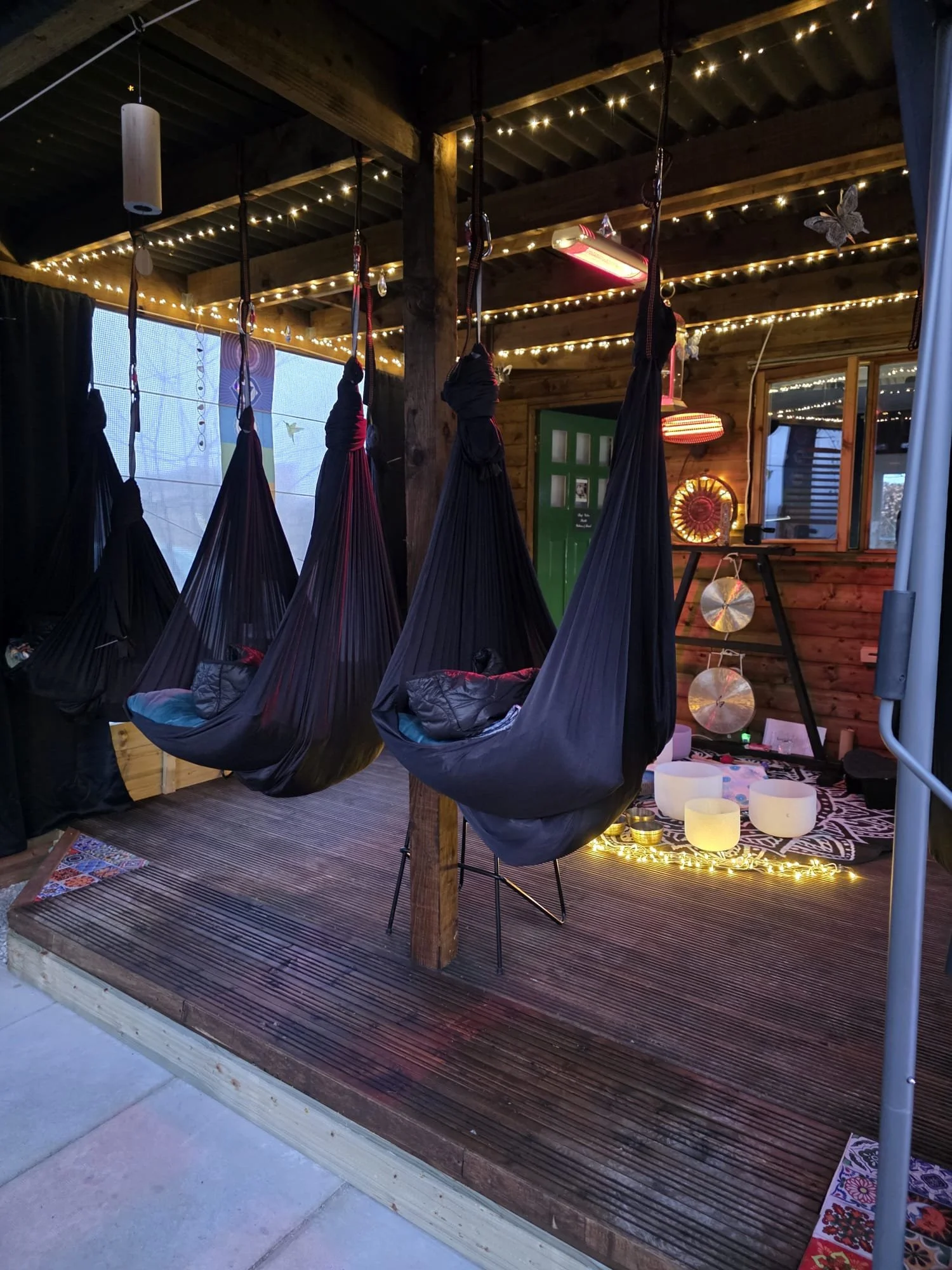 Hammocks in the soundbath studio.jpeg