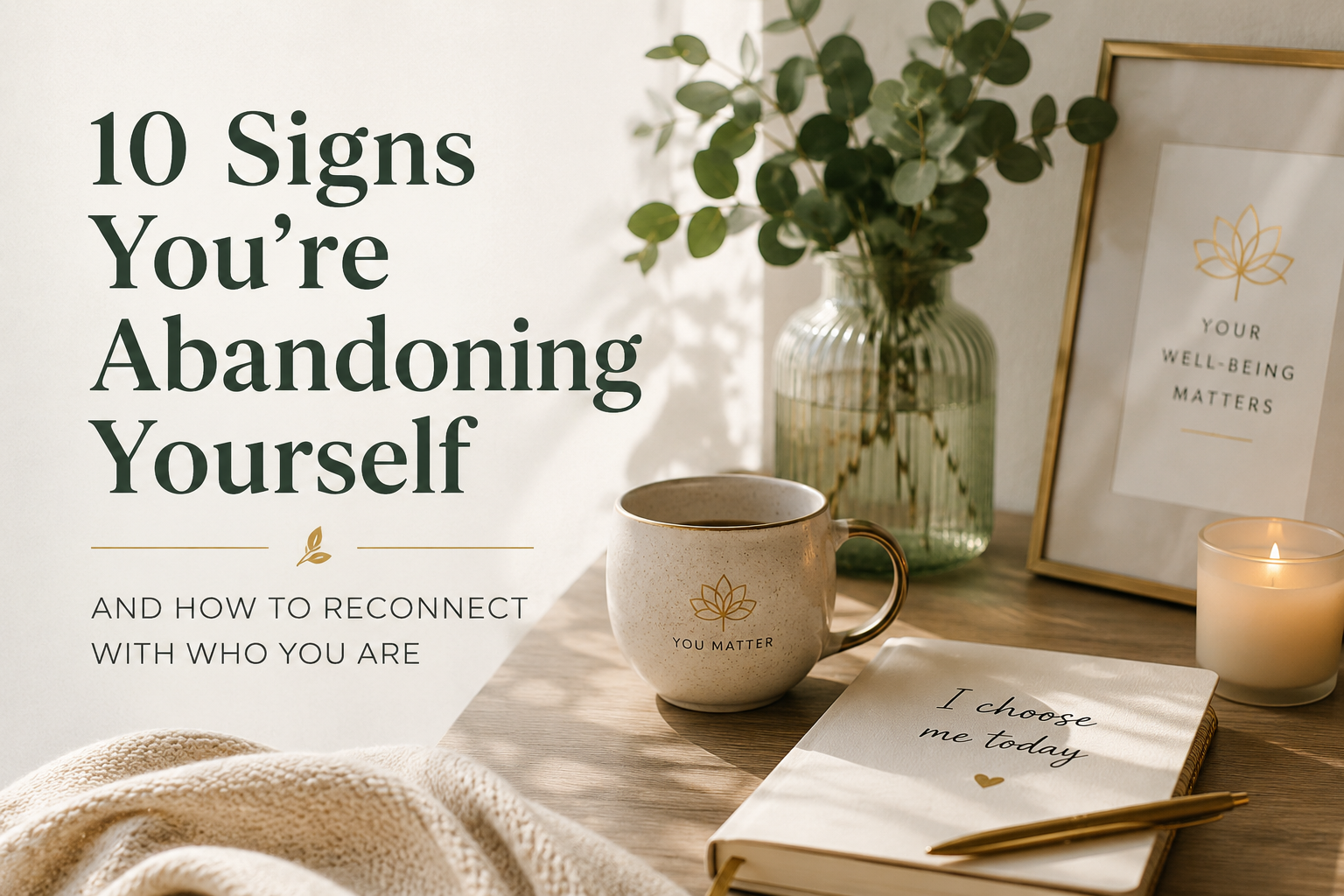 10 Signs You're Abandoning Yourself (And How to Reconnect With Who You Are)