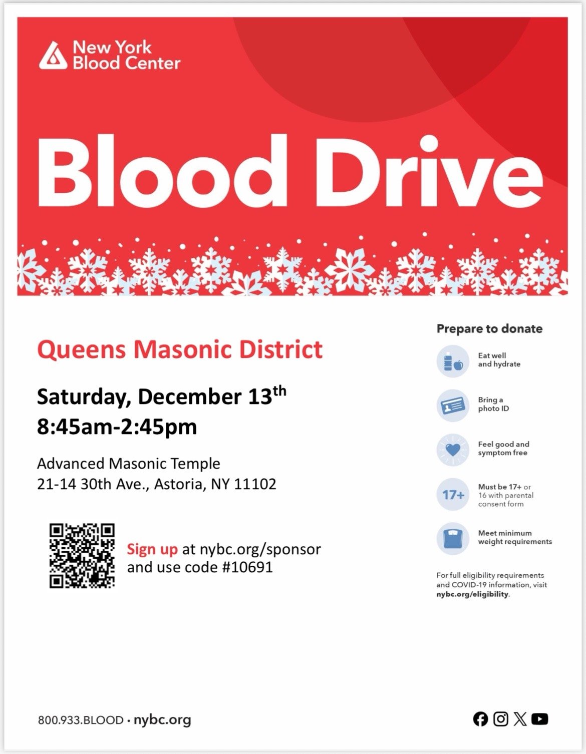 Booked-Event Blood Drive